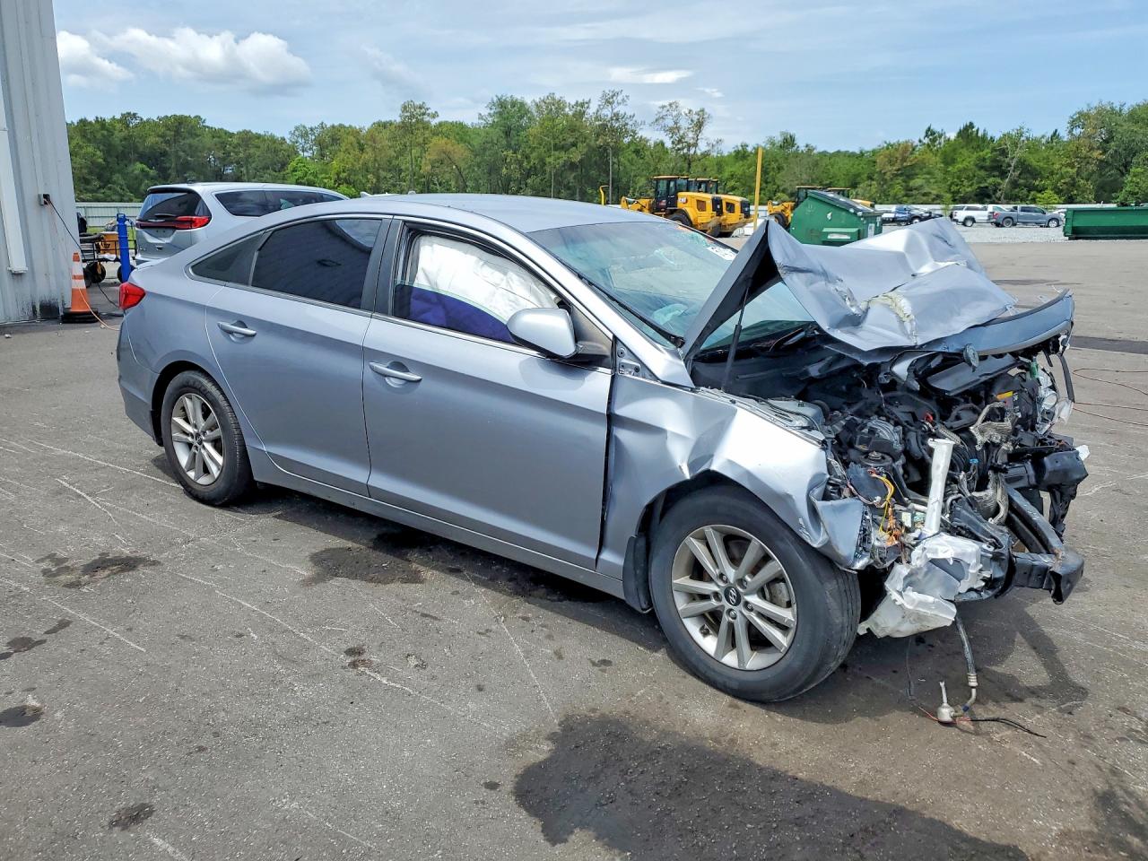 2015 Hyundai Sonata Se Silver vin: 5NPE24AF8FH150010