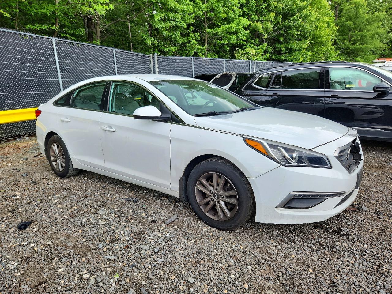 2015 Hyundai Sonata Se Белый vin: 5NPE24AF8FH159208