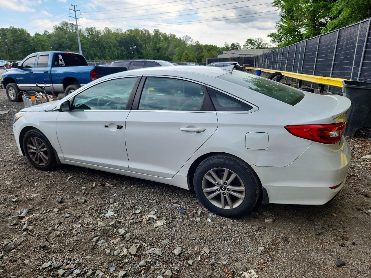 2015 Hyundai Sonata Se Белый vin: 5NPE24AF8FH159208