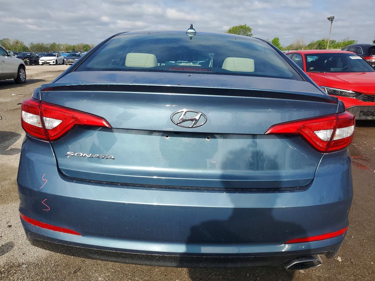 2015 Hyundai Sonata Se Blue vin: 5NPE24AF8FH160987