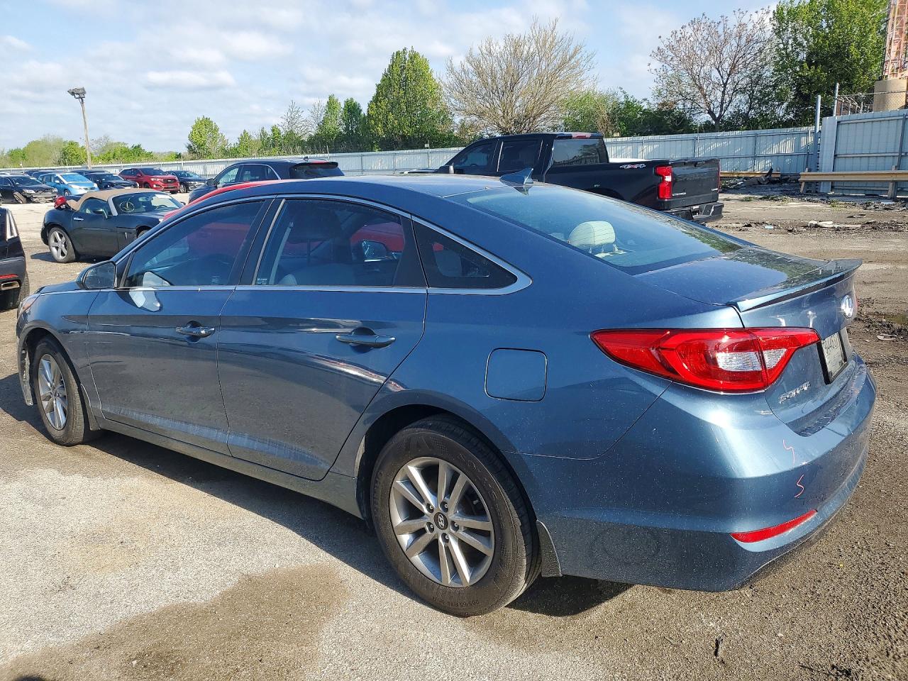 2015 Hyundai Sonata Se Blue vin: 5NPE24AF8FH160987