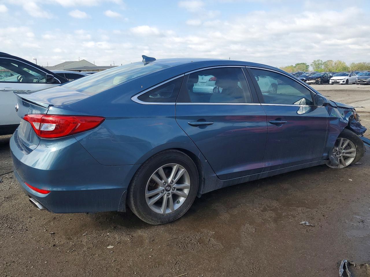 2015 Hyundai Sonata Se Blue vin: 5NPE24AF8FH160987