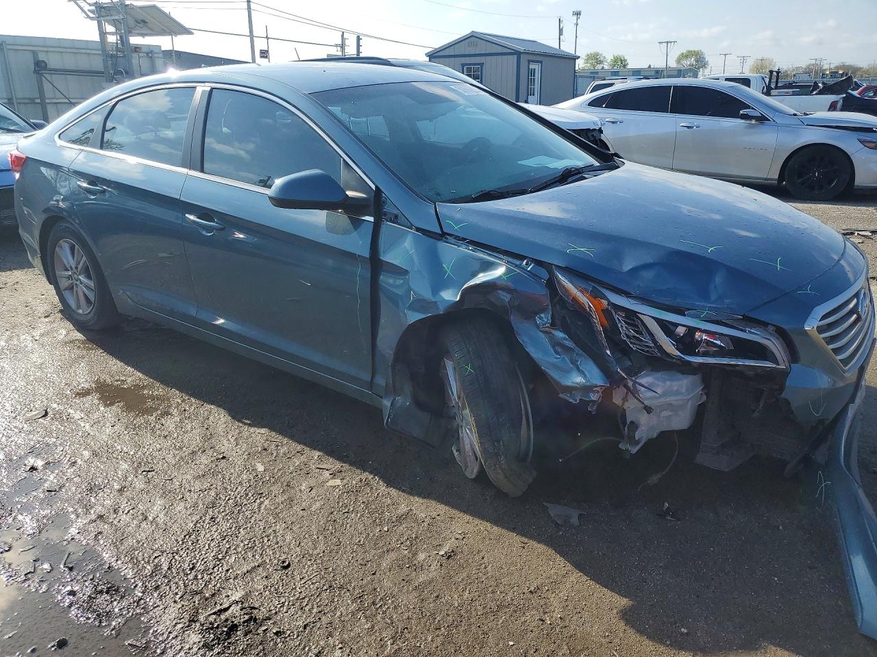 2015 Hyundai Sonata Se Blue vin: 5NPE24AF8FH160987