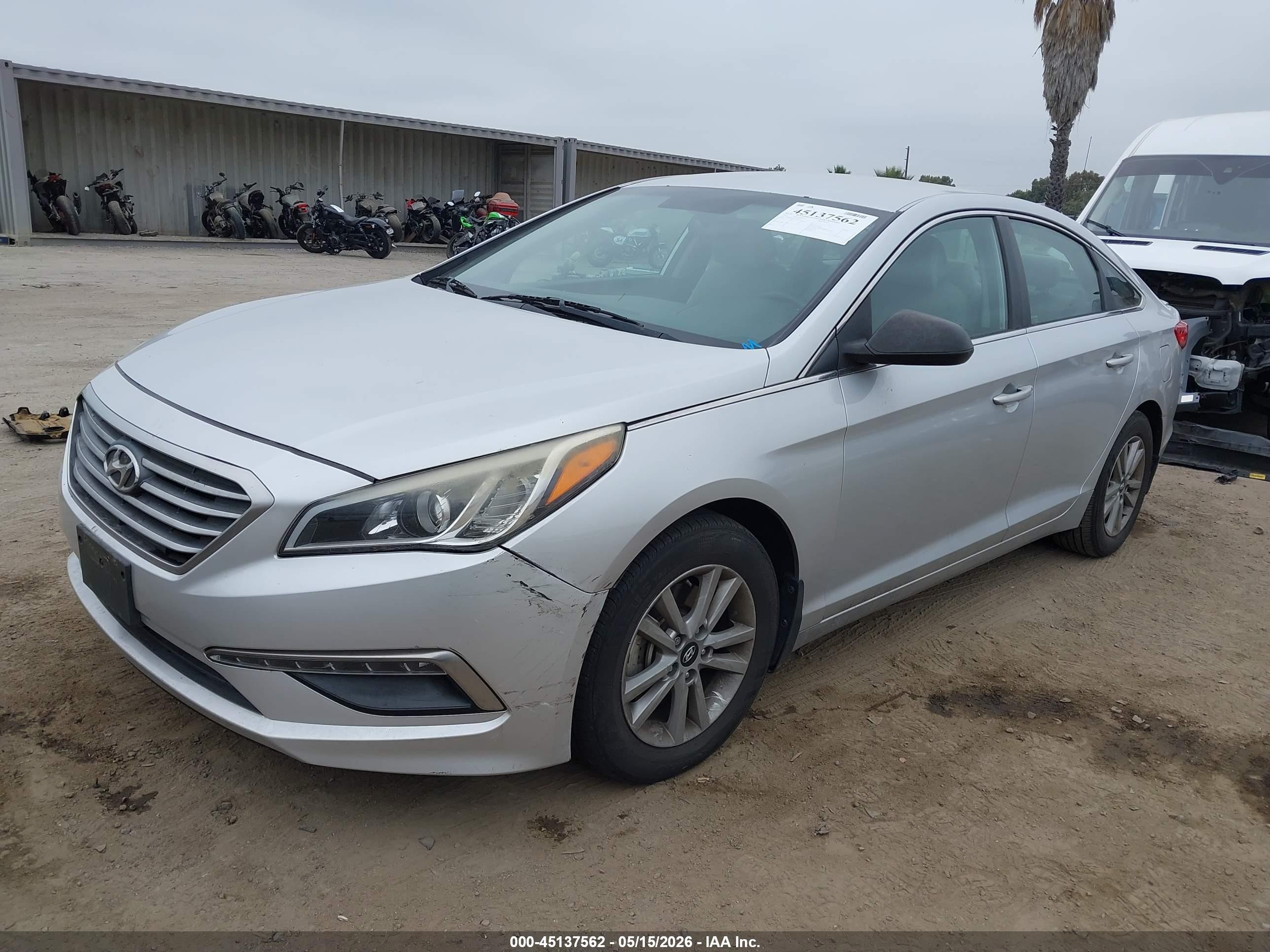 2015 Hyundai Sonata Se Silver vin: 5NPE24AF8FH165252