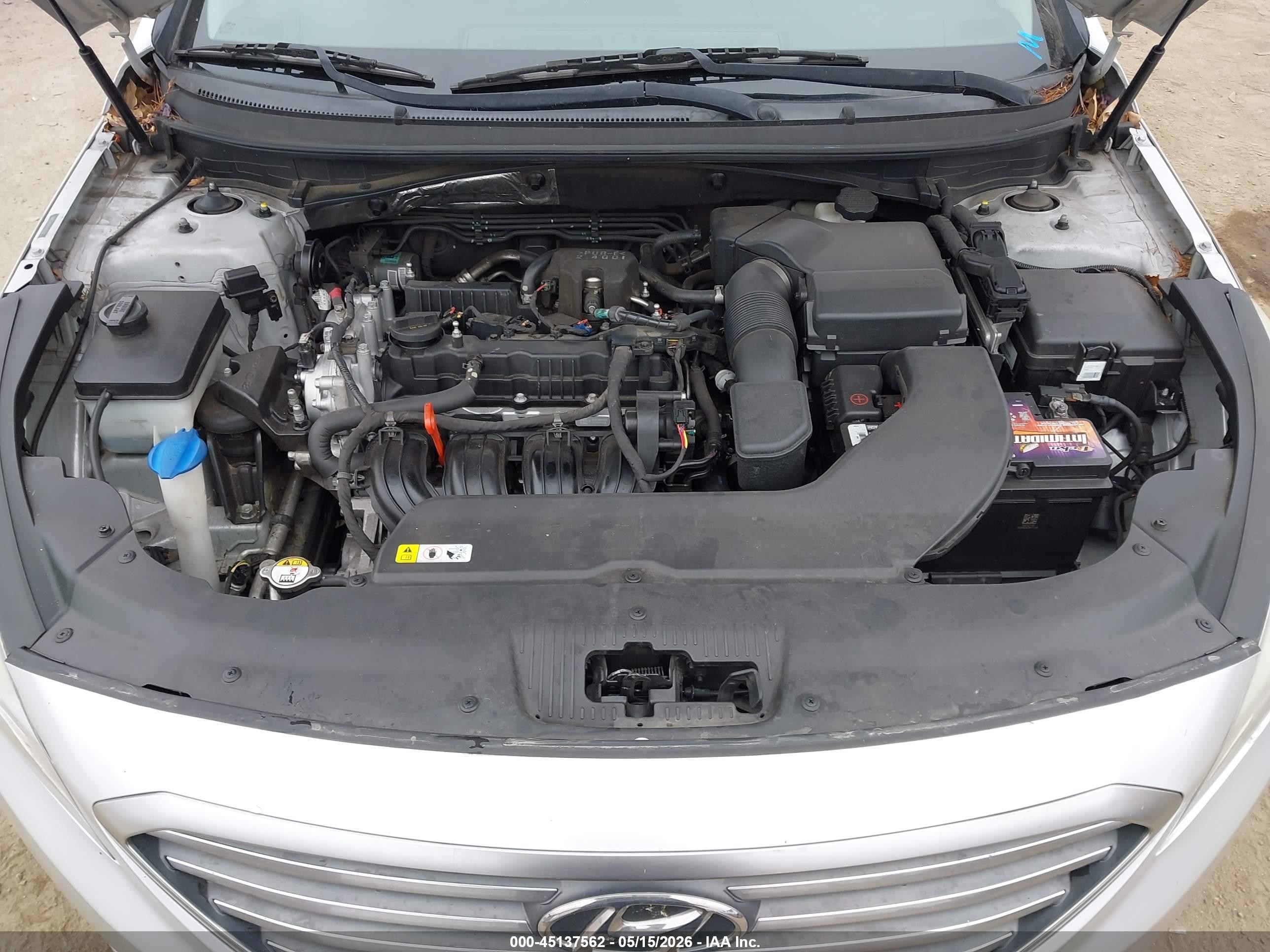 2015 Hyundai Sonata Se Silver vin: 5NPE24AF8FH165252
