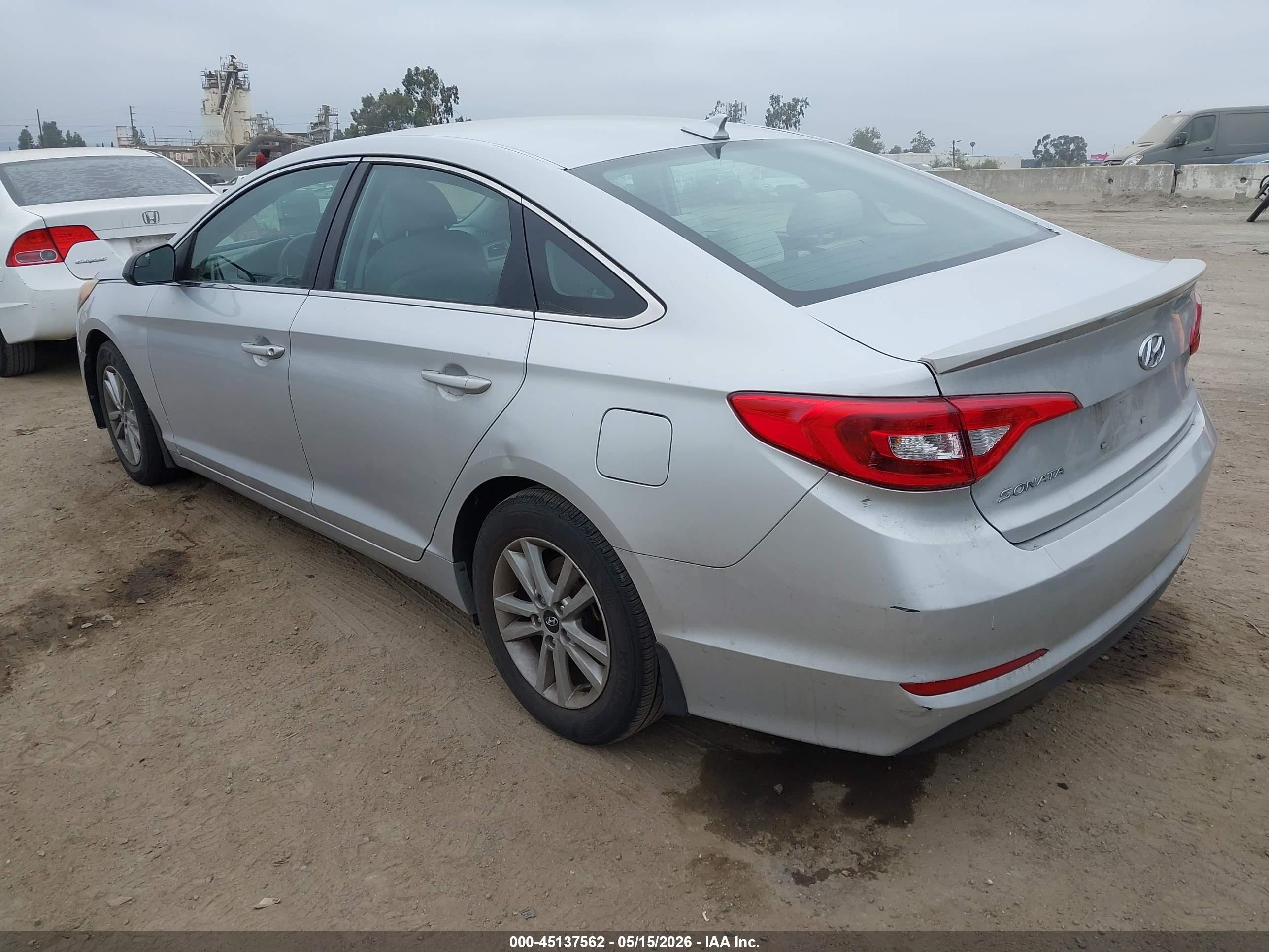 2015 Hyundai Sonata Se Silver vin: 5NPE24AF8FH165252