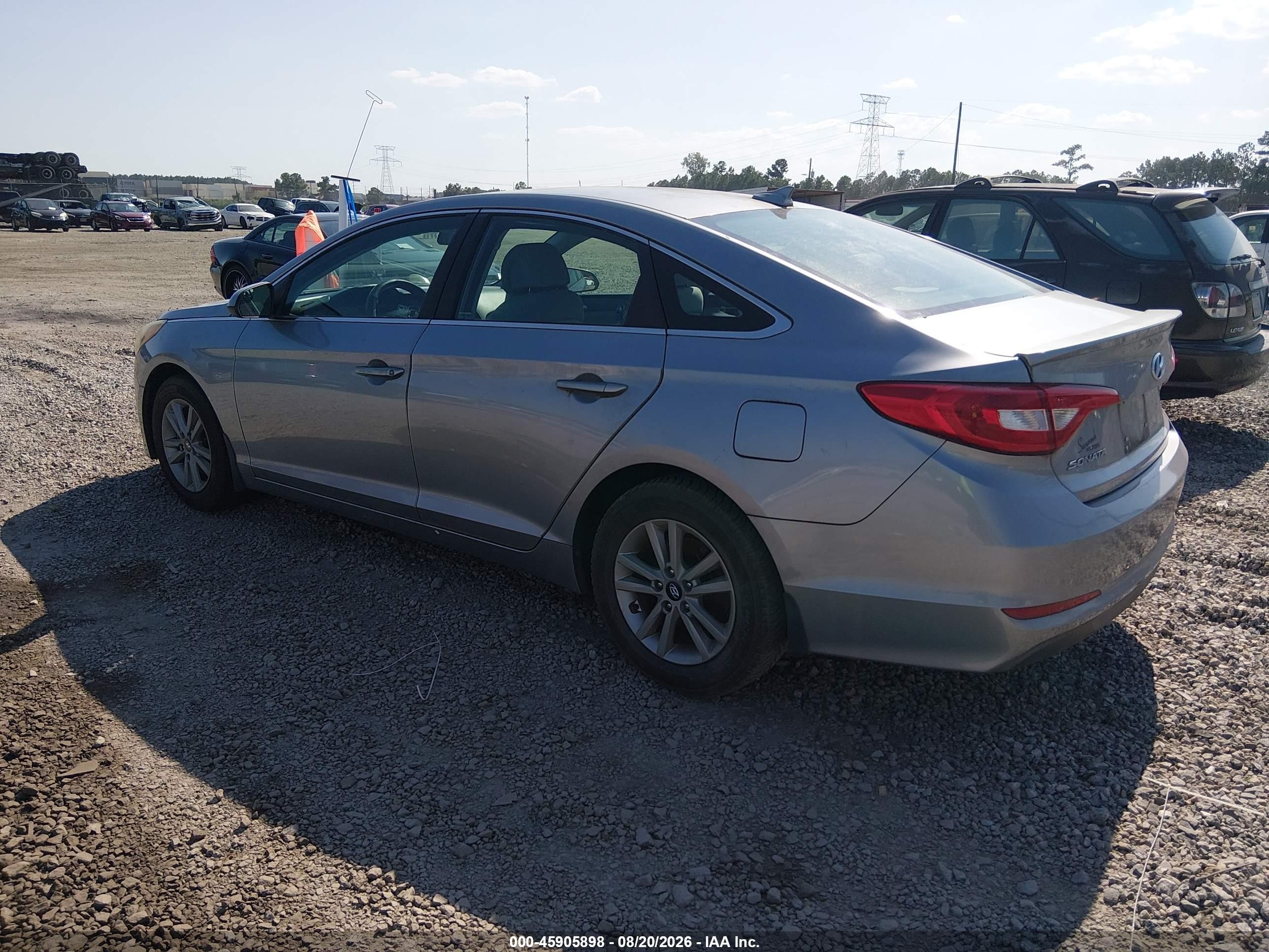 2015 Hyundai Sonata Se Серебряный vin: 5NPE24AF8FH167552