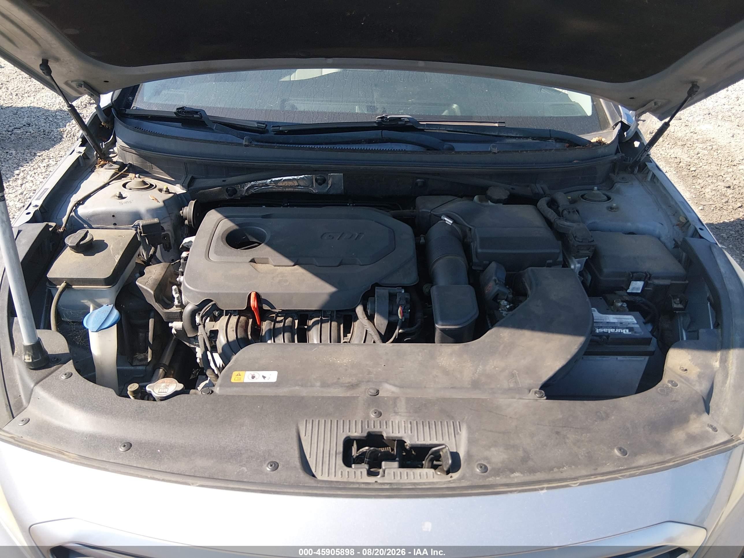 2015 Hyundai Sonata Se Серебряный vin: 5NPE24AF8FH167552