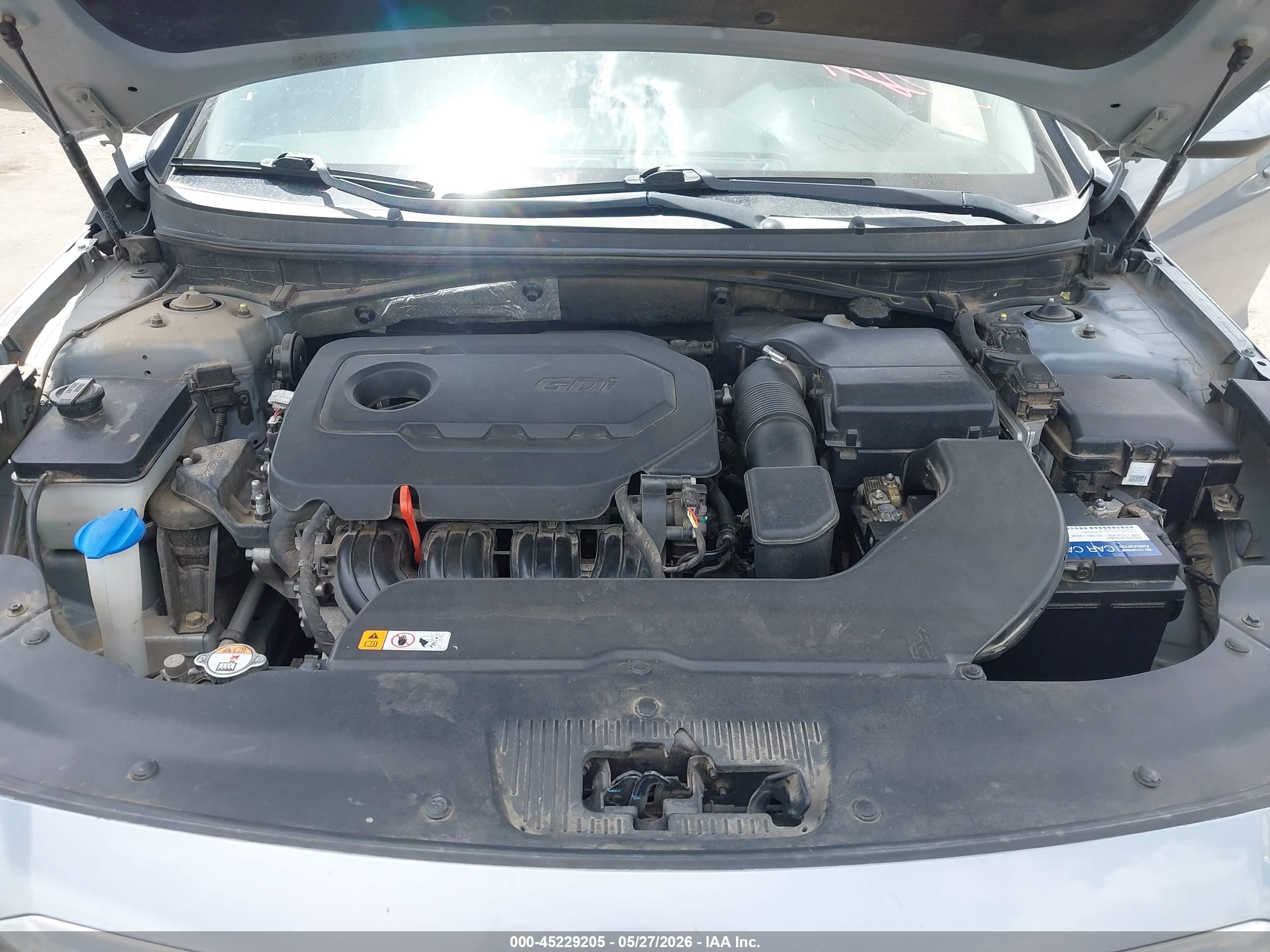 2015 Hyundai Sonata Se Gray vin: 5NPE24AF8FH167888