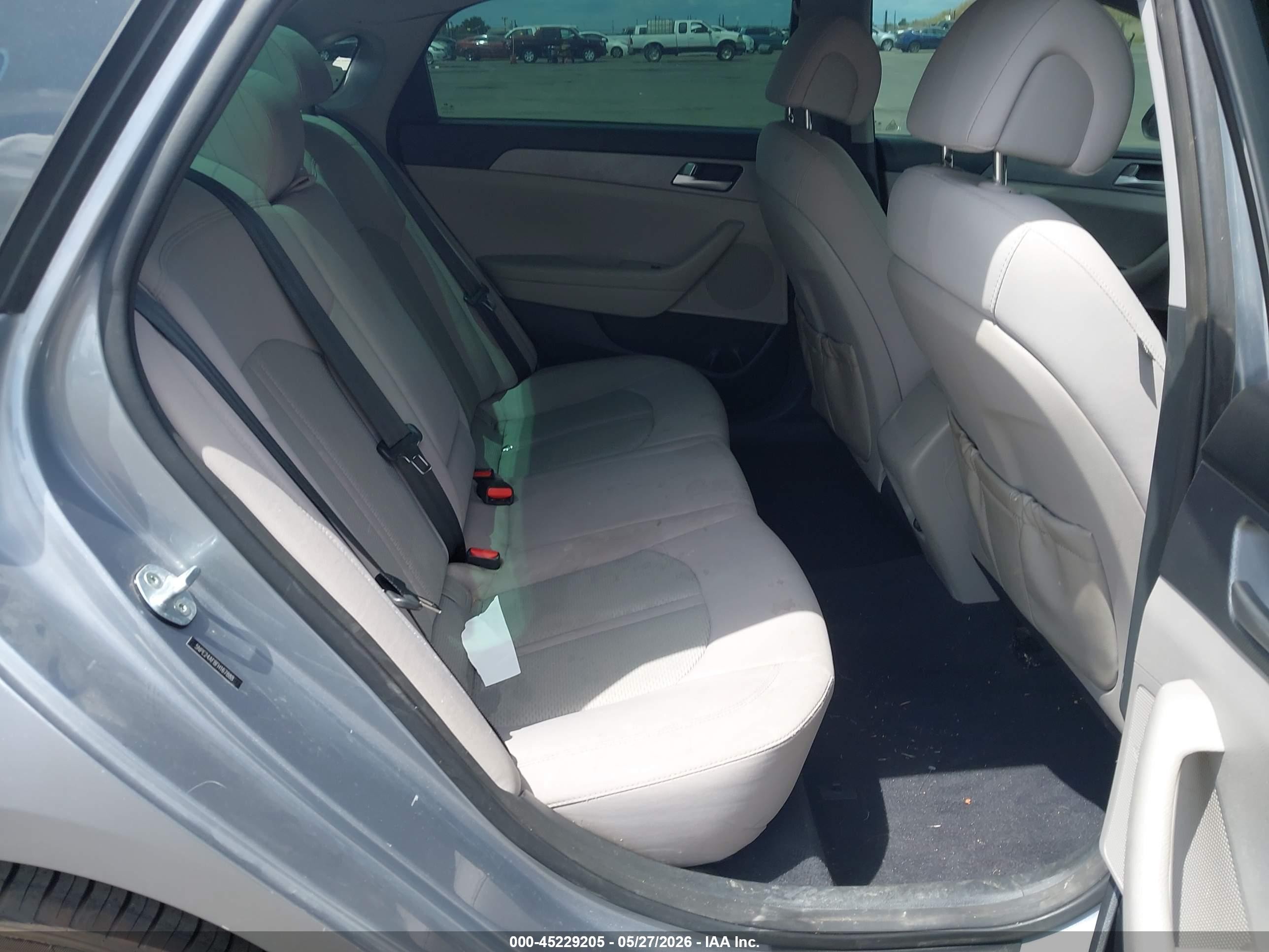 2015 Hyundai Sonata Se Gray vin: 5NPE24AF8FH167888