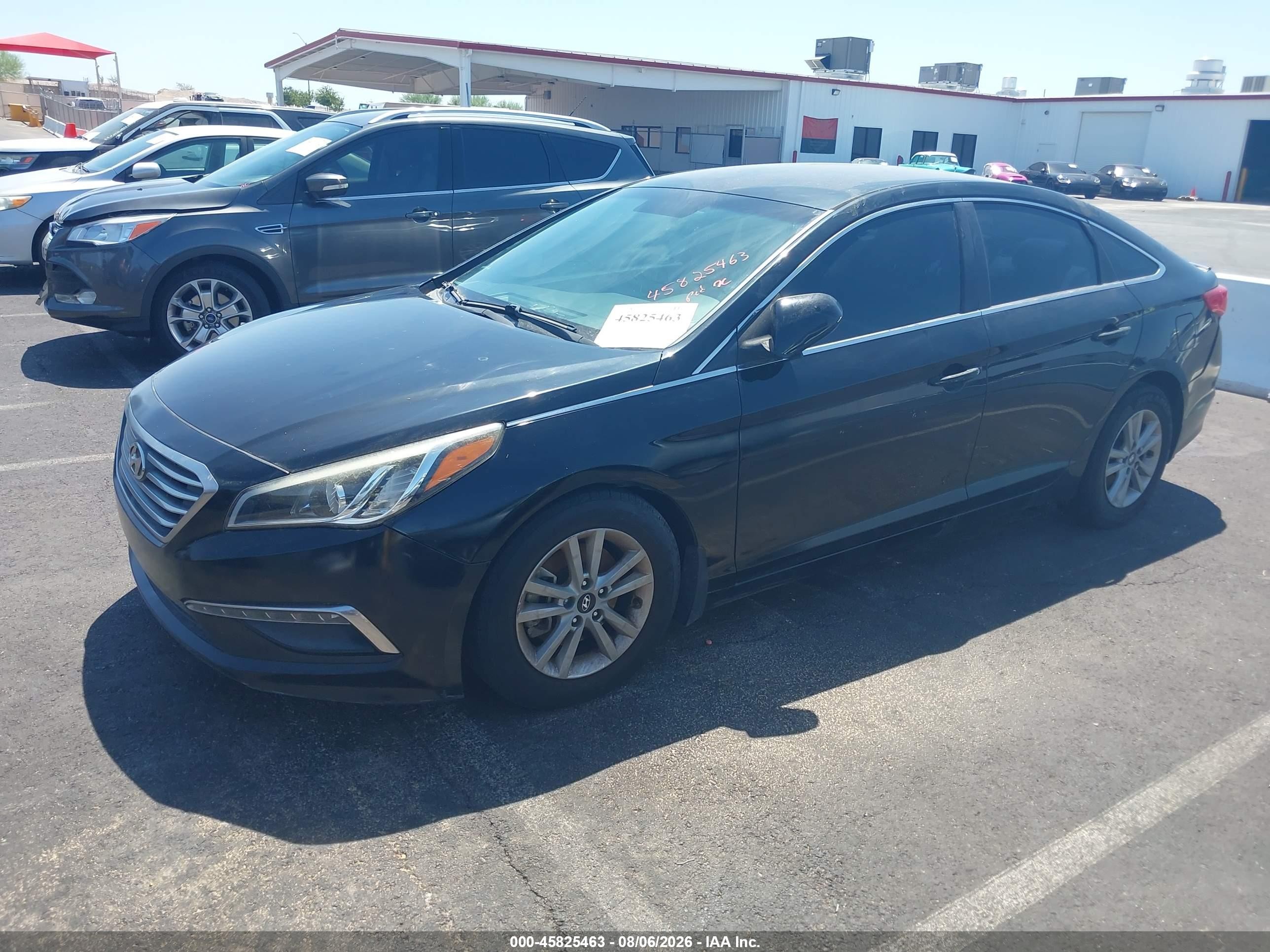 2015 Hyundai Sonata Se Black vin: 5NPE24AF8FH201795