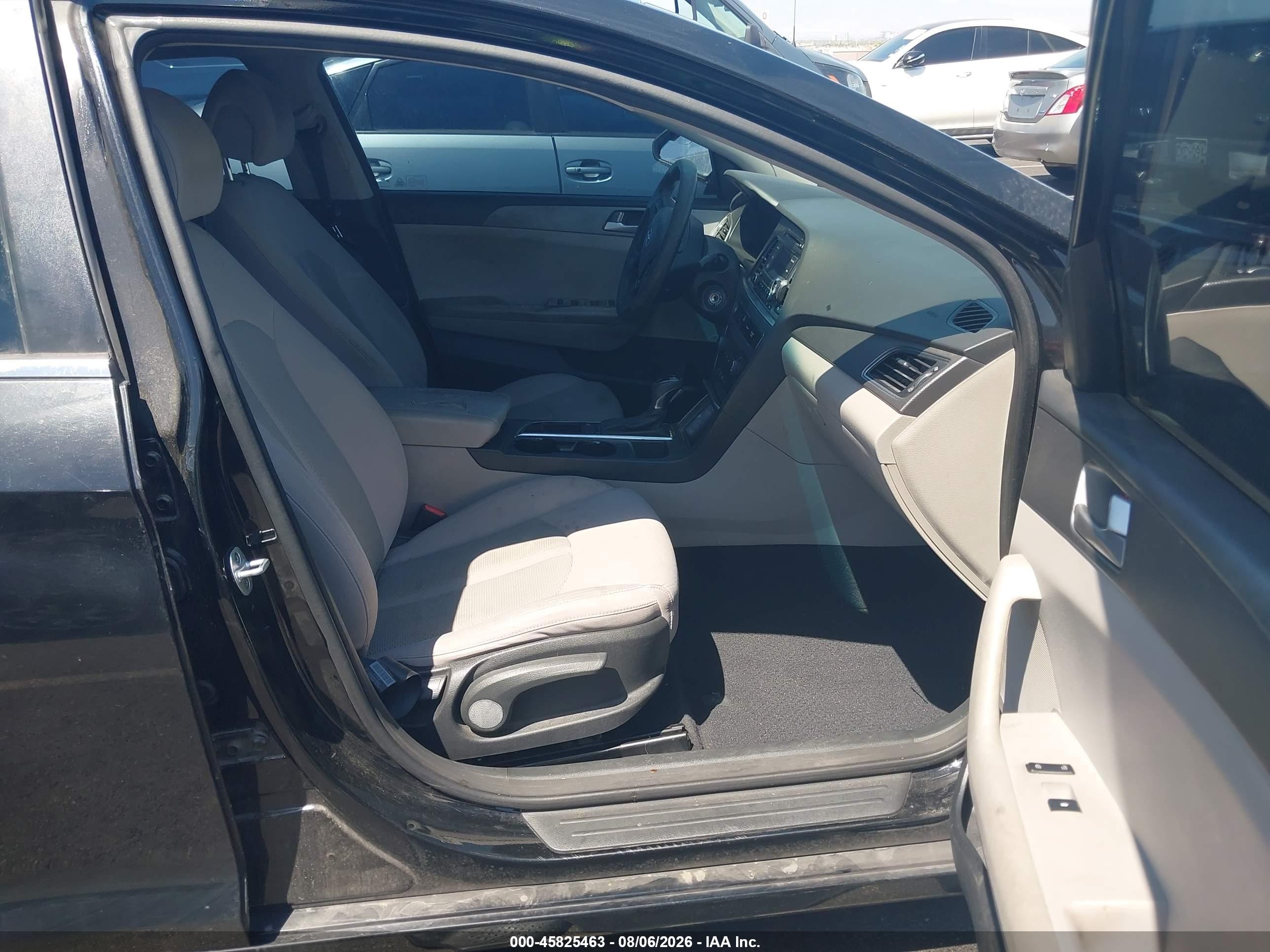 2015 Hyundai Sonata Se Black vin: 5NPE24AF8FH201795