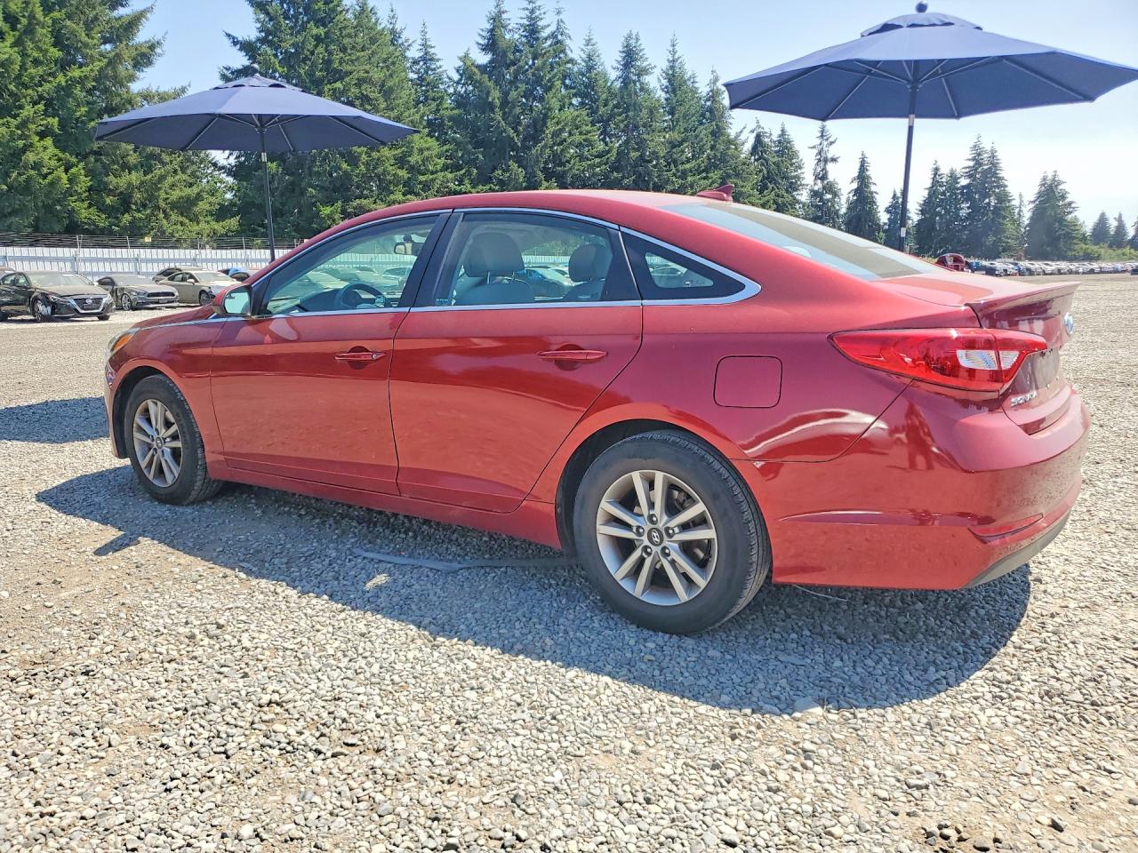 2015 Hyundai Sonata Se Red vin: 5NPE24AF8FH204132