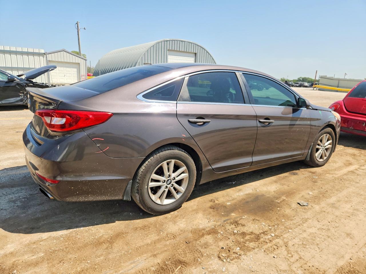 2015 Hyundai Sonata Se Черный vin: 5NPE24AF8FH207497