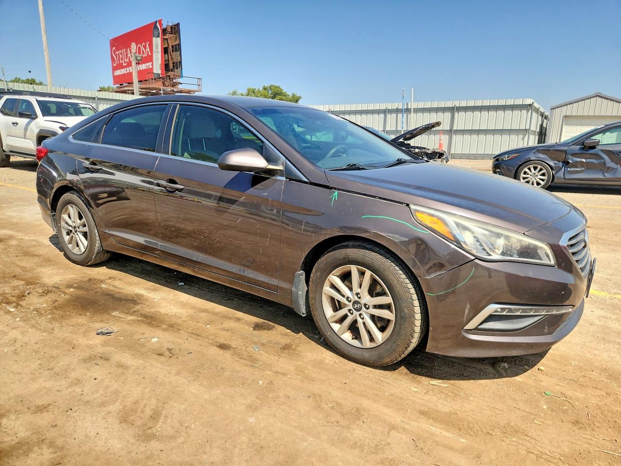 2015 Hyundai Sonata Se Черный vin: 5NPE24AF8FH207497