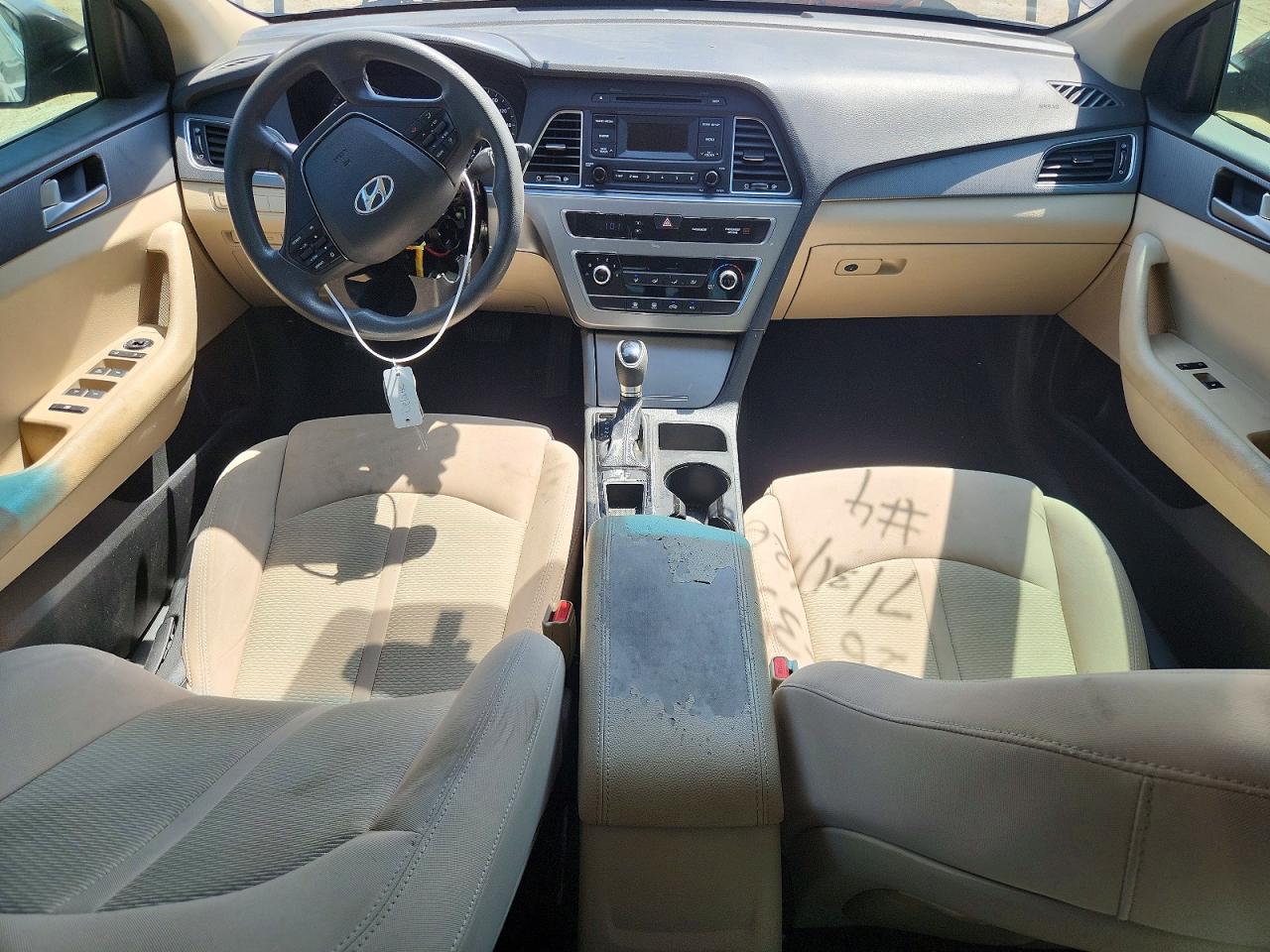 2015 Hyundai Sonata Se Черный vin: 5NPE24AF8FH207497