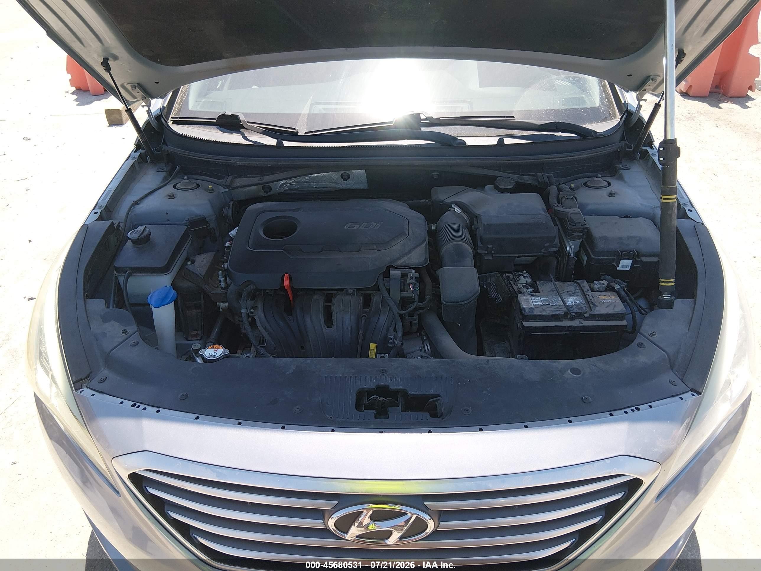 2015 Hyundai Sonata Se Silver vin: 5NPE24AF8FH214532