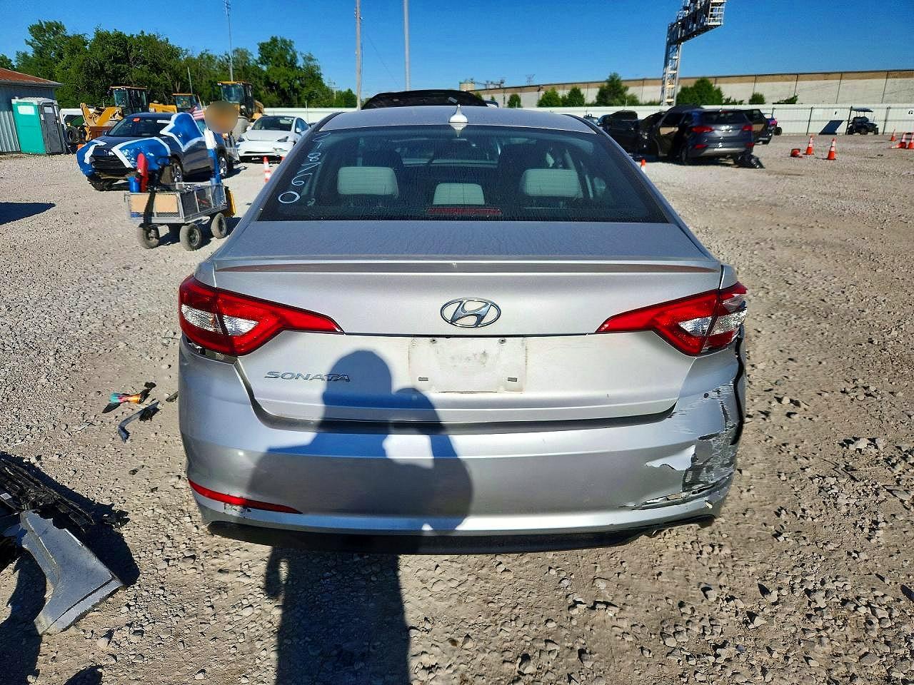 2015 Hyundai Sonata Se Silver vin: 5NPE24AF8FH218760