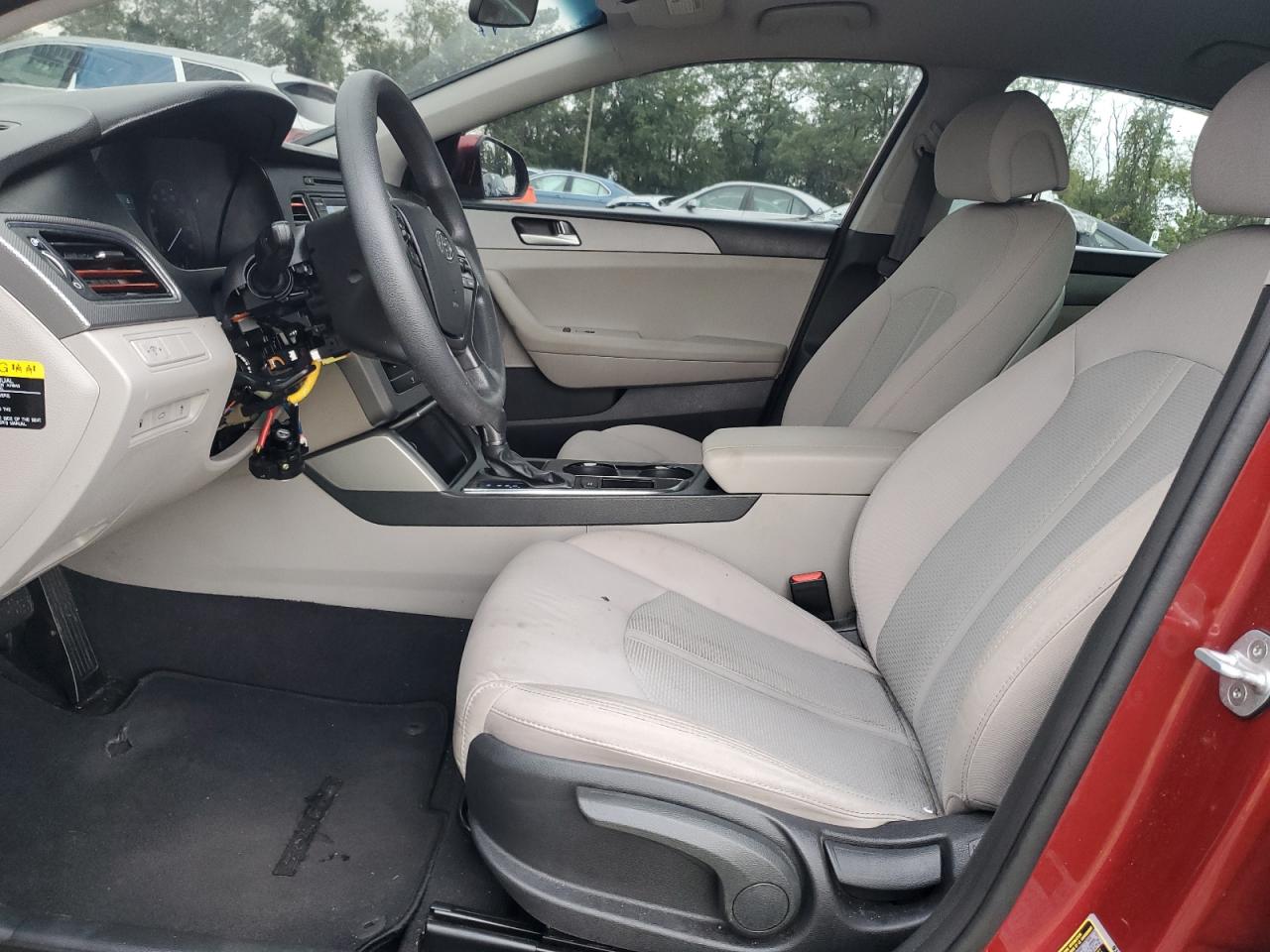 2015 Hyundai Sonata Se Red vin: 5NPE24AF8FH221660