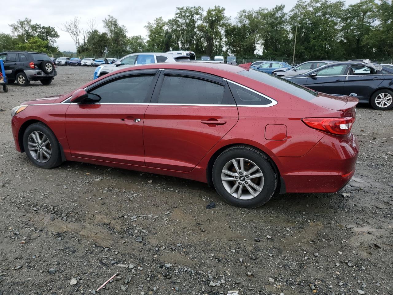 2015 Hyundai Sonata Se Red vin: 5NPE24AF8FH221660