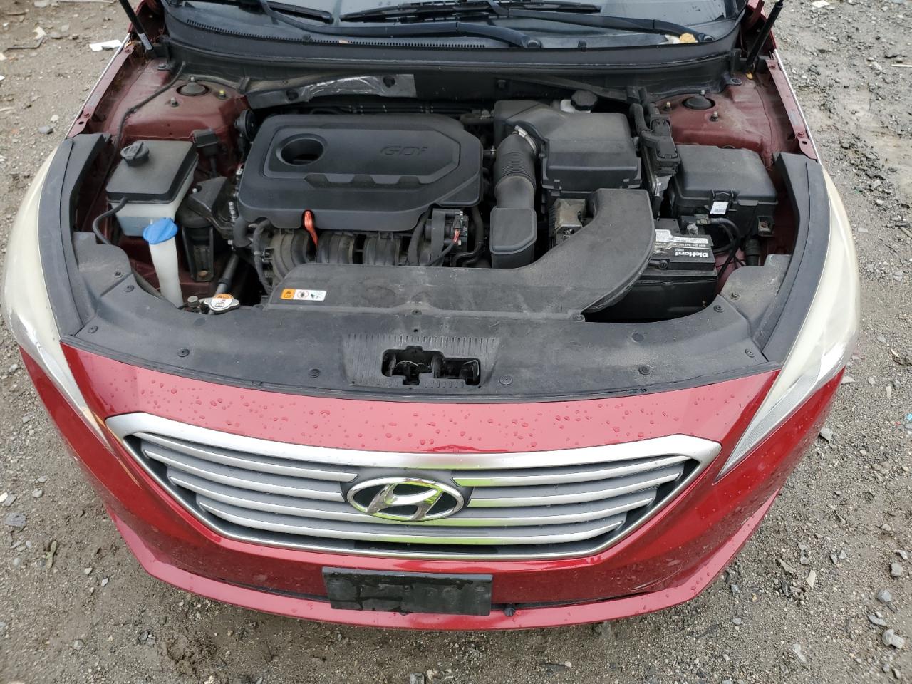 2015 Hyundai Sonata Se Red vin: 5NPE24AF8FH221660