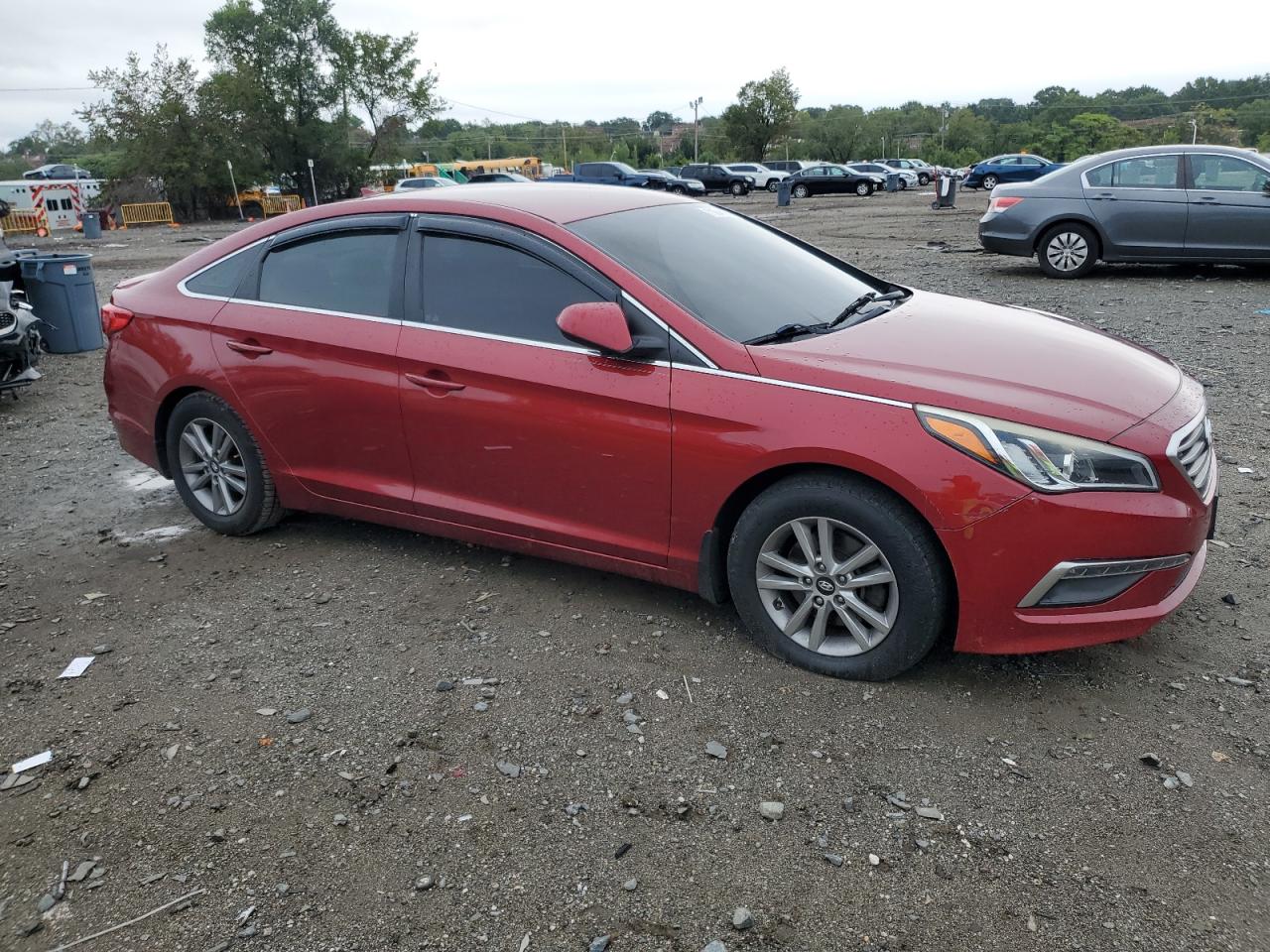 2015 Hyundai Sonata Se Red vin: 5NPE24AF8FH221660
