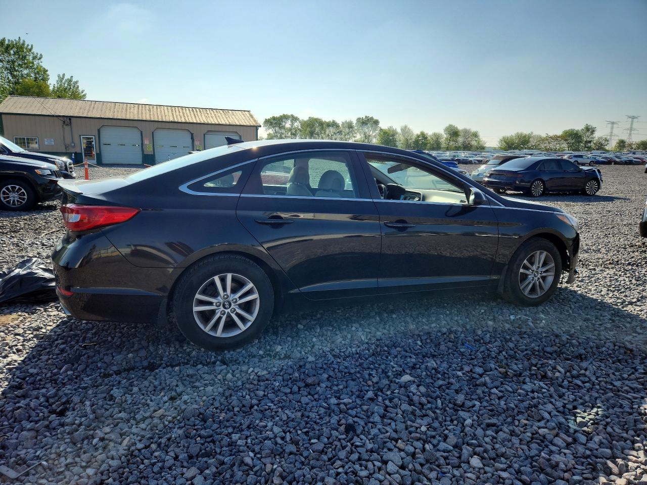 2015 Hyundai Sonata Se Black vin: 5NPE24AF8FH225837