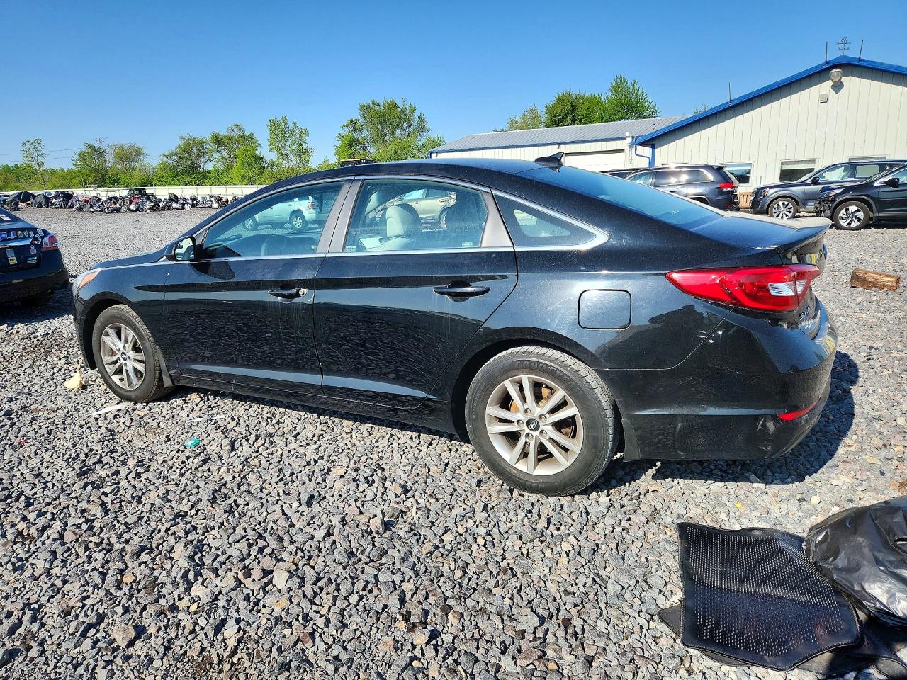 2015 Hyundai Sonata Se Black vin: 5NPE24AF8FH225837