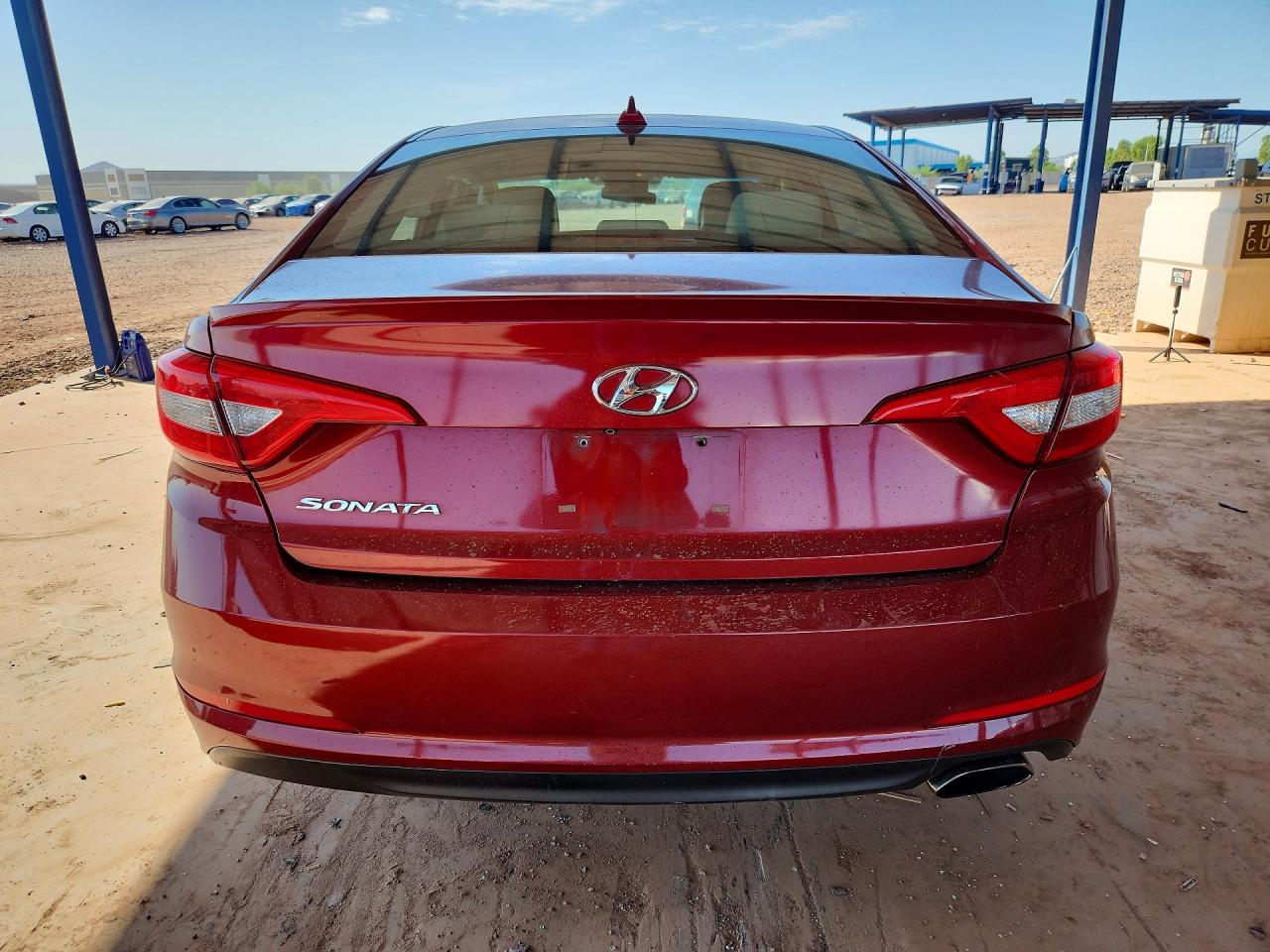 2015 Hyundai Sonata Se Red vin: 5NPE24AF8FH232366
