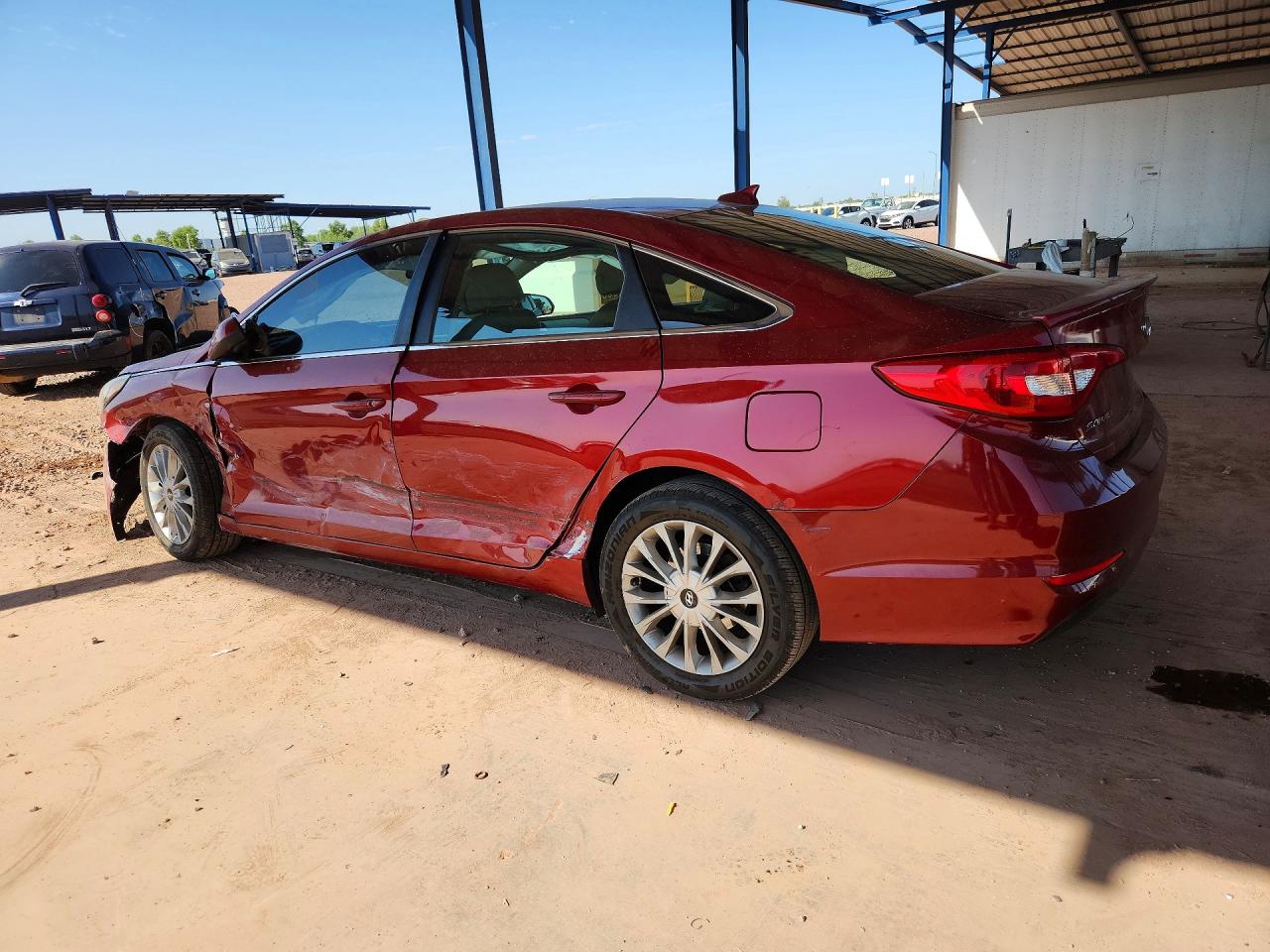 2015 Hyundai Sonata Se Red vin: 5NPE24AF8FH232366