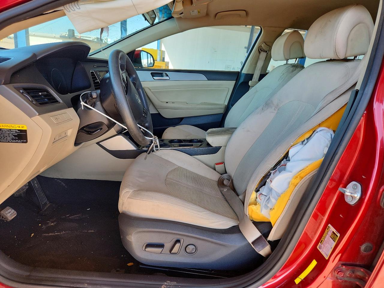 2015 Hyundai Sonata Se Red vin: 5NPE24AF8FH232366