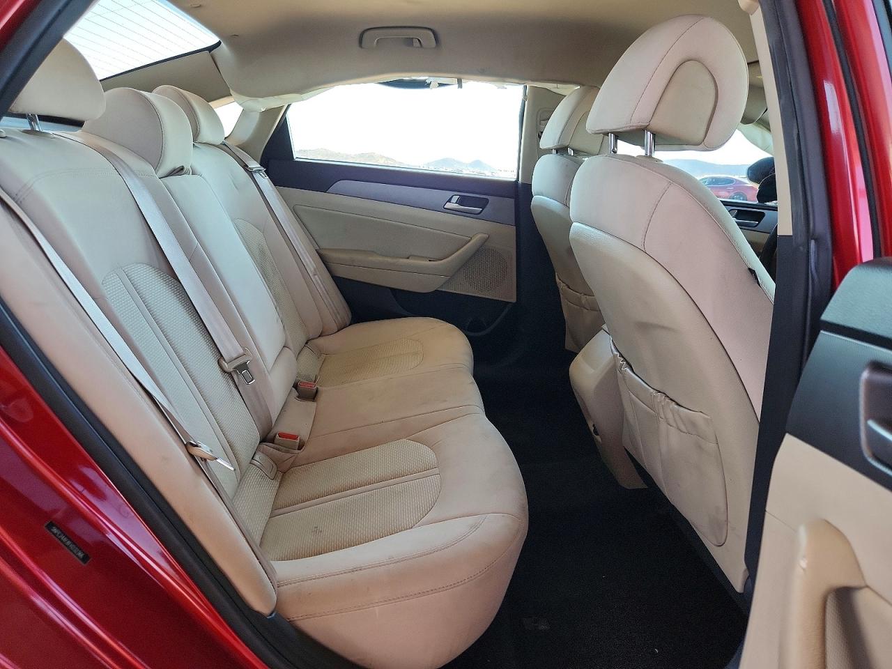 2015 Hyundai Sonata Se Red vin: 5NPE24AF8FH232366