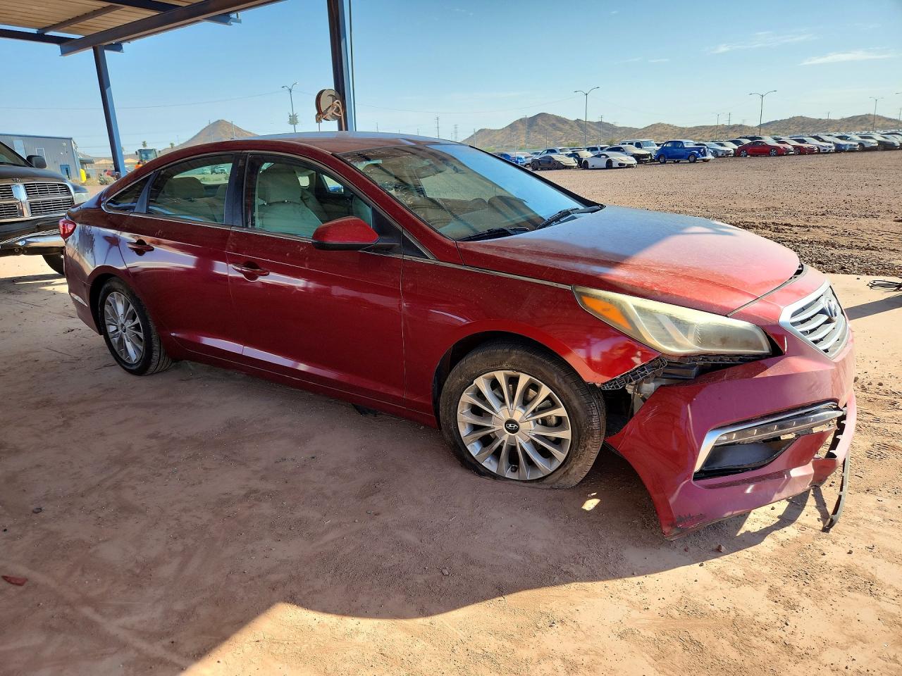 2015 Hyundai Sonata Se Red vin: 5NPE24AF8FH232366