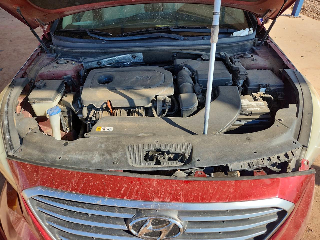 2015 Hyundai Sonata Se Red vin: 5NPE24AF8FH232366