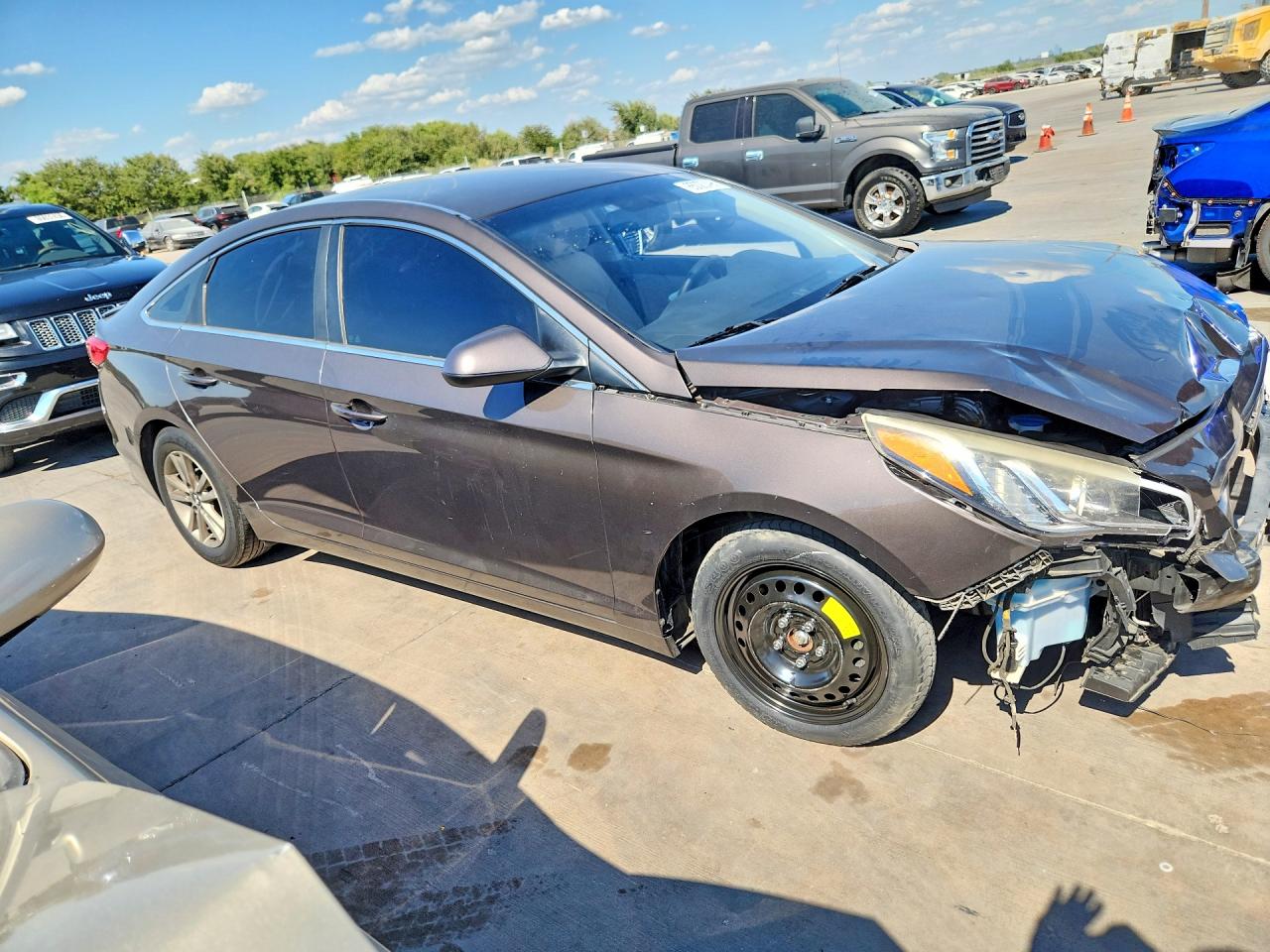 2015 Hyundai Sonata Se Brown vin: 5NPE24AF8FH235400