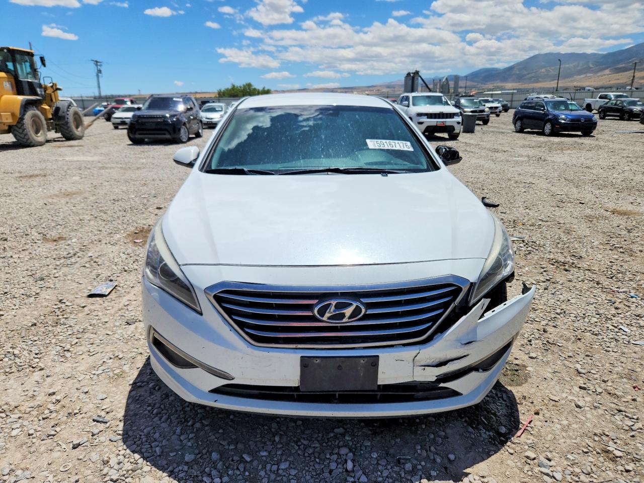 2015 Hyundai Sonata Se White vin: 5NPE24AF8FH237647