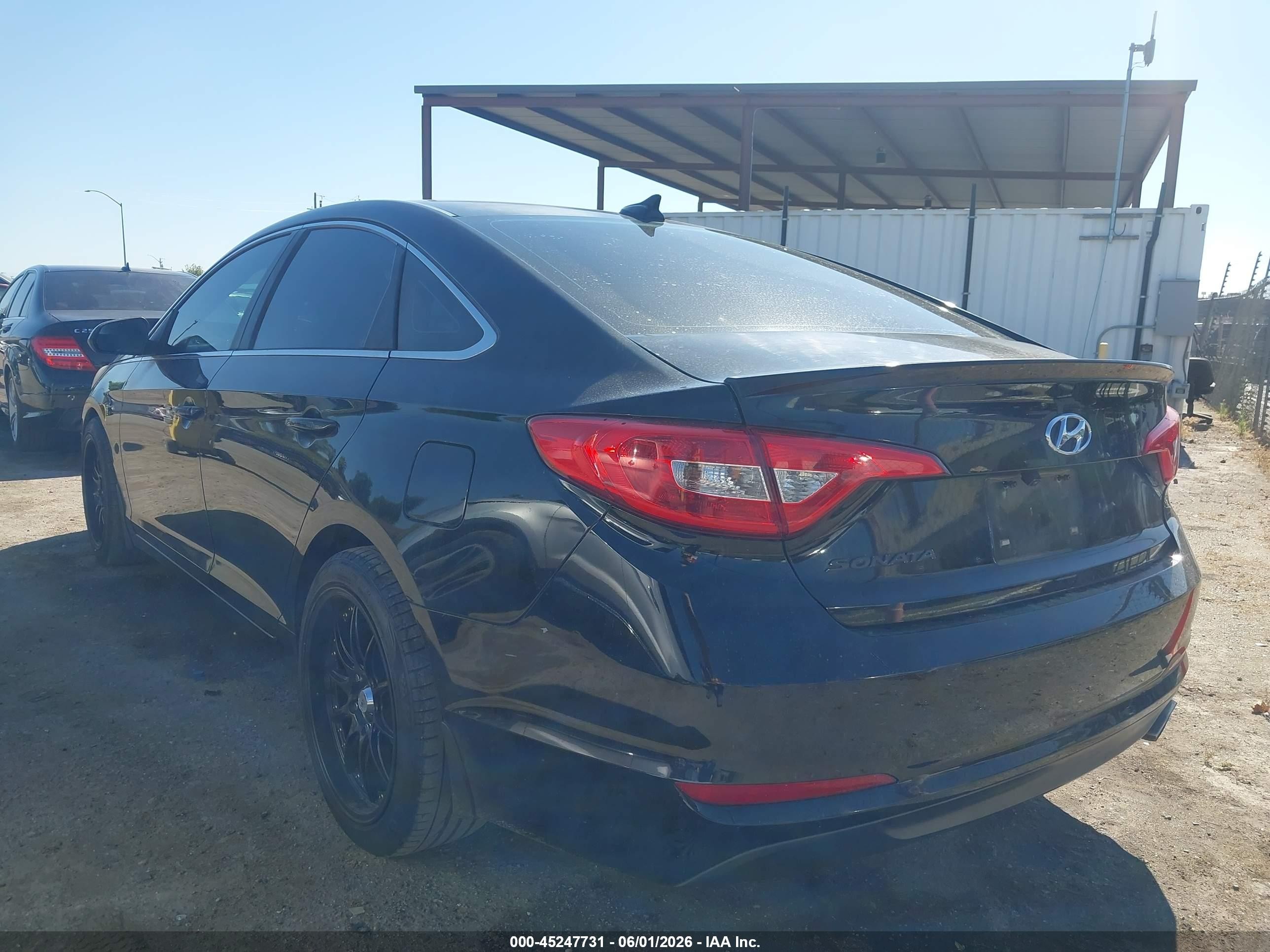 2015 Hyundai Sonata Se Black vin: 5NPE24AF8FH243528