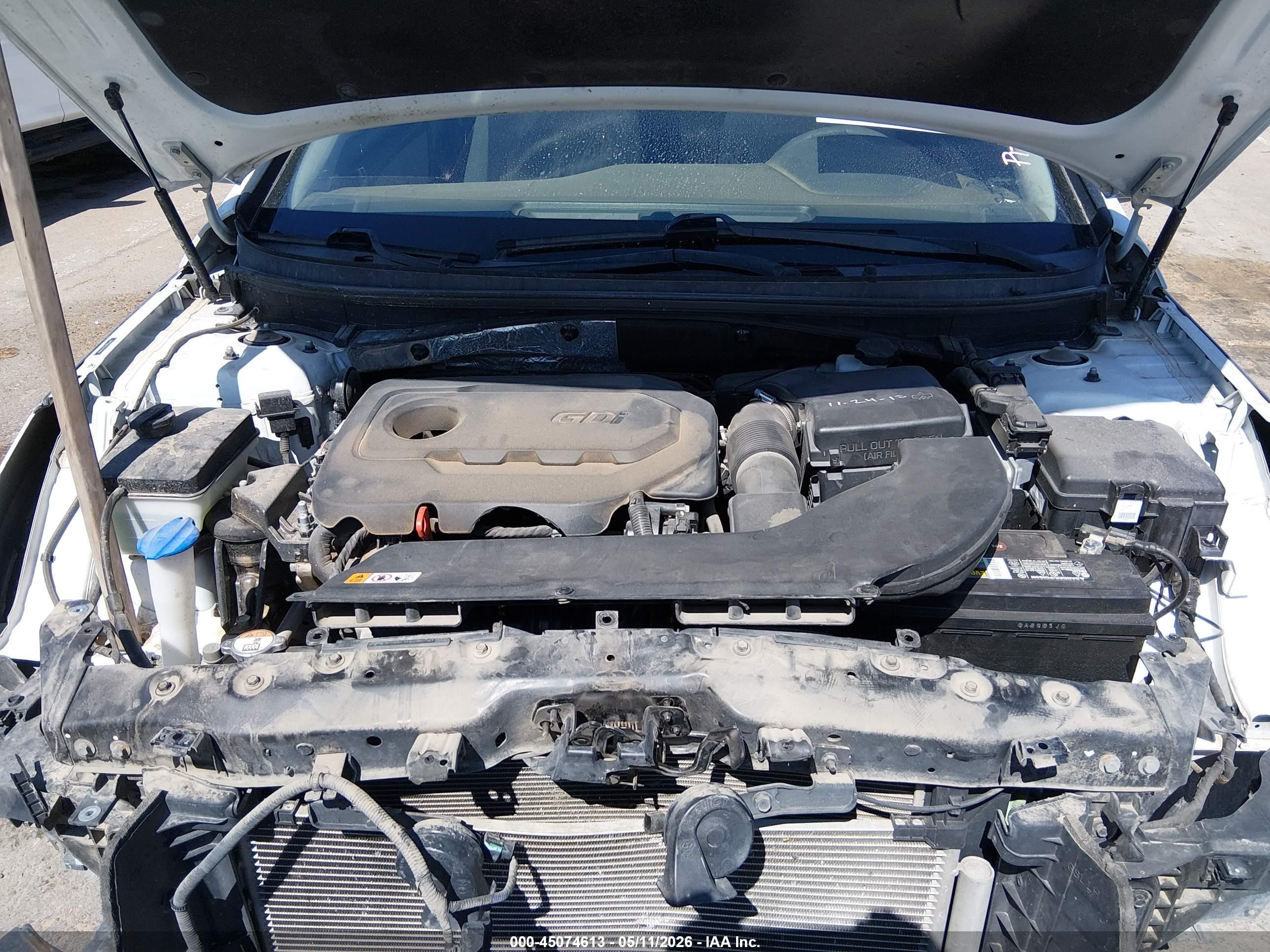 2016 Hyundai Sonata Se White vin: 5NPE24AF8GH267264