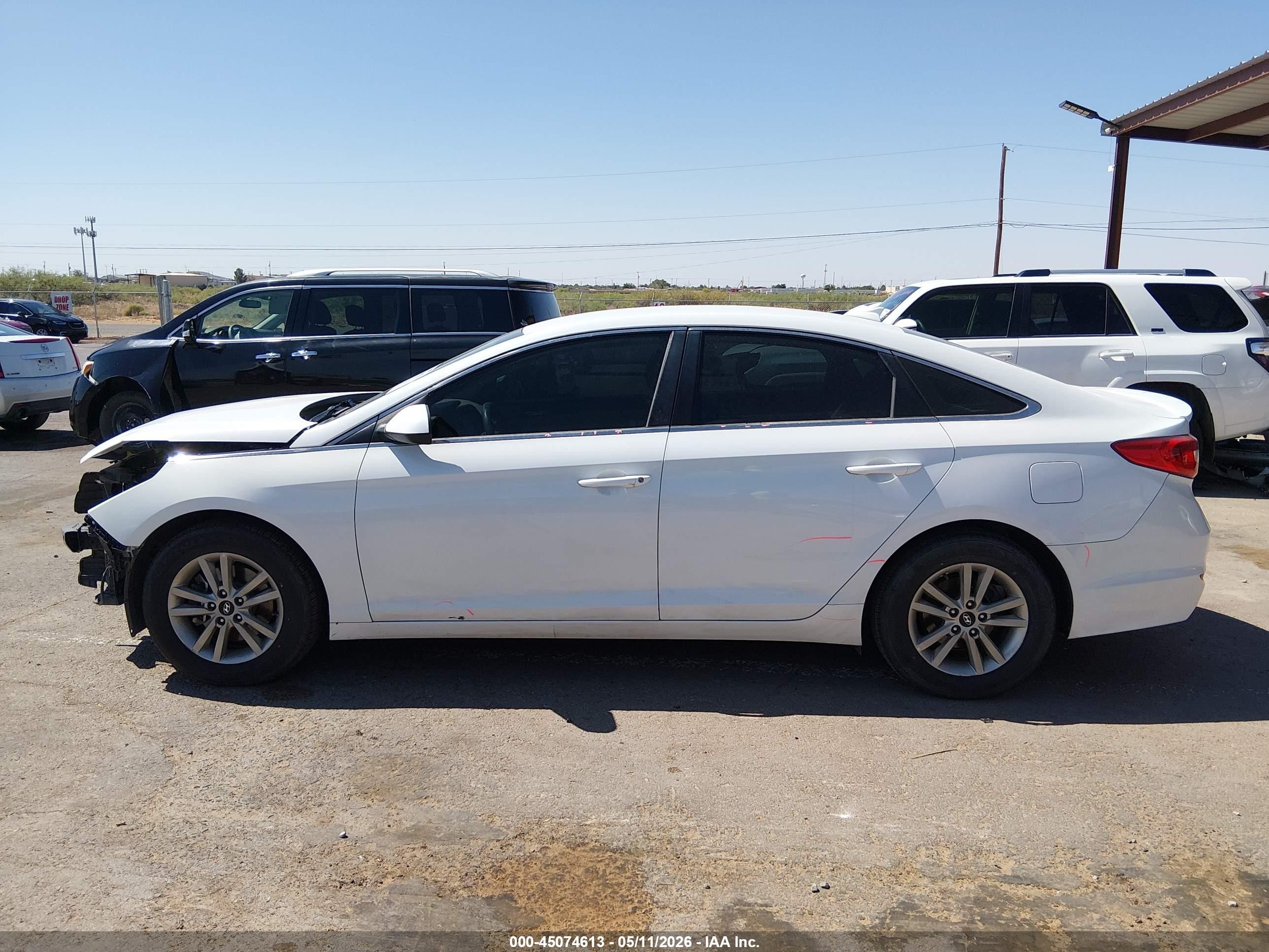 2016 Hyundai Sonata Se White vin: 5NPE24AF8GH267264