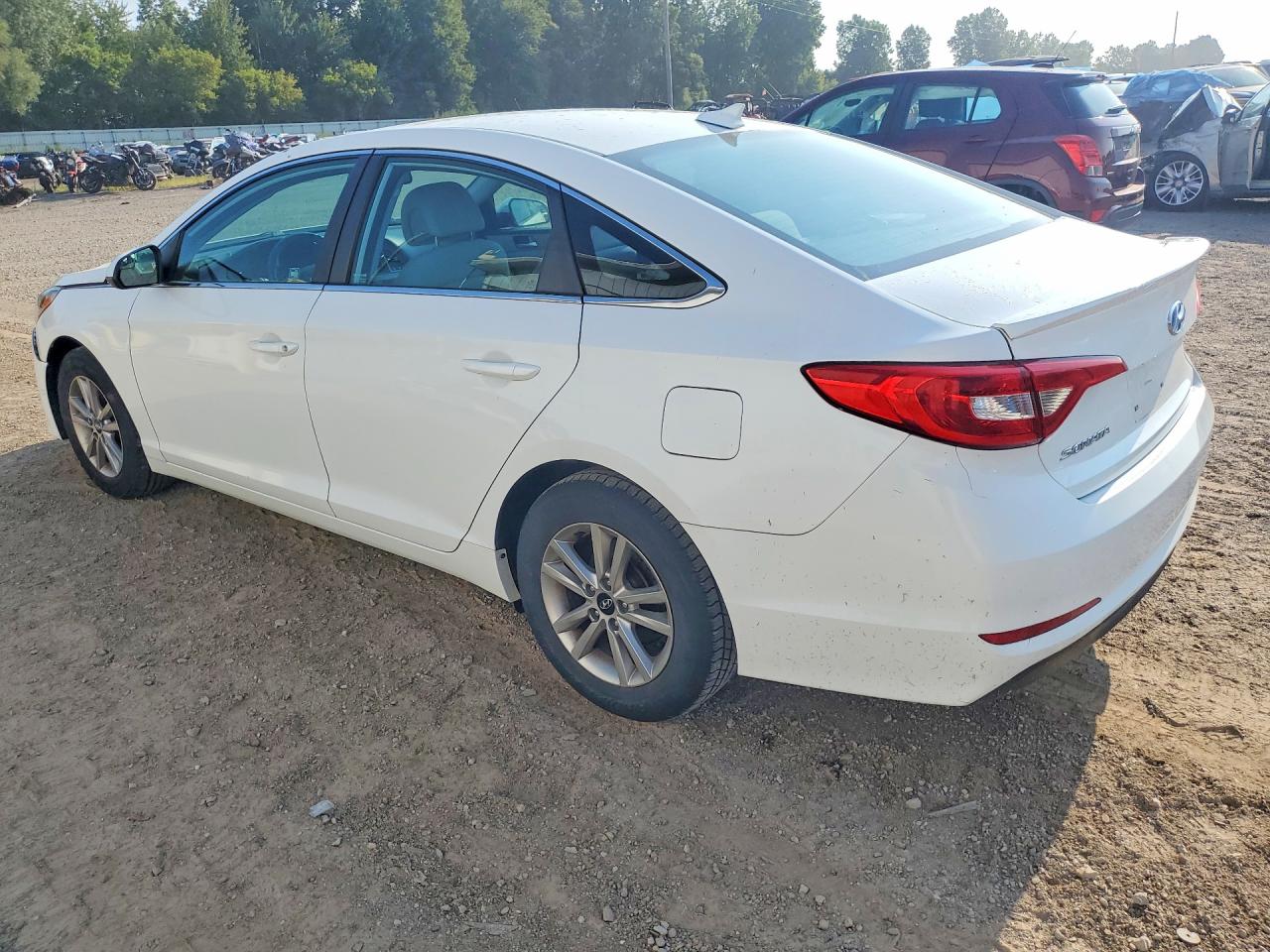 2016 Hyundai Sonata Se White vin: 5NPE24AF8GH284176