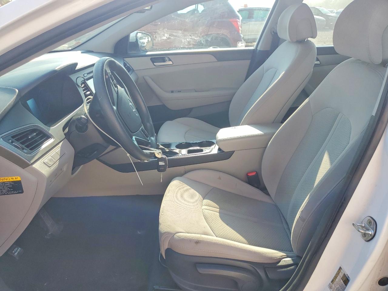 2016 Hyundai Sonata Se White vin: 5NPE24AF8GH284176