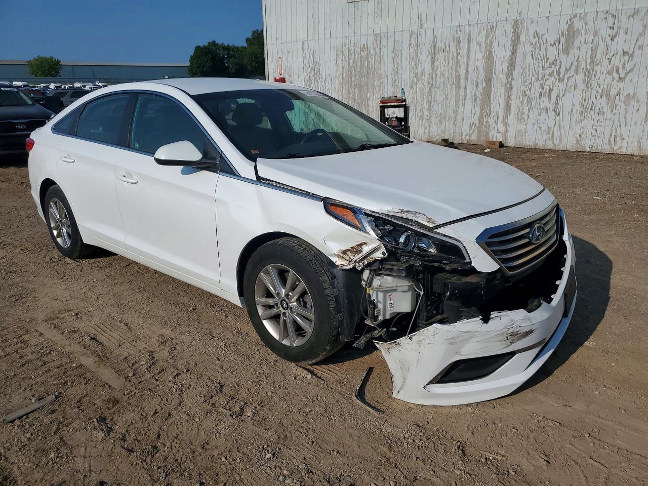 2016 Hyundai Sonata Se White vin: 5NPE24AF8GH284176