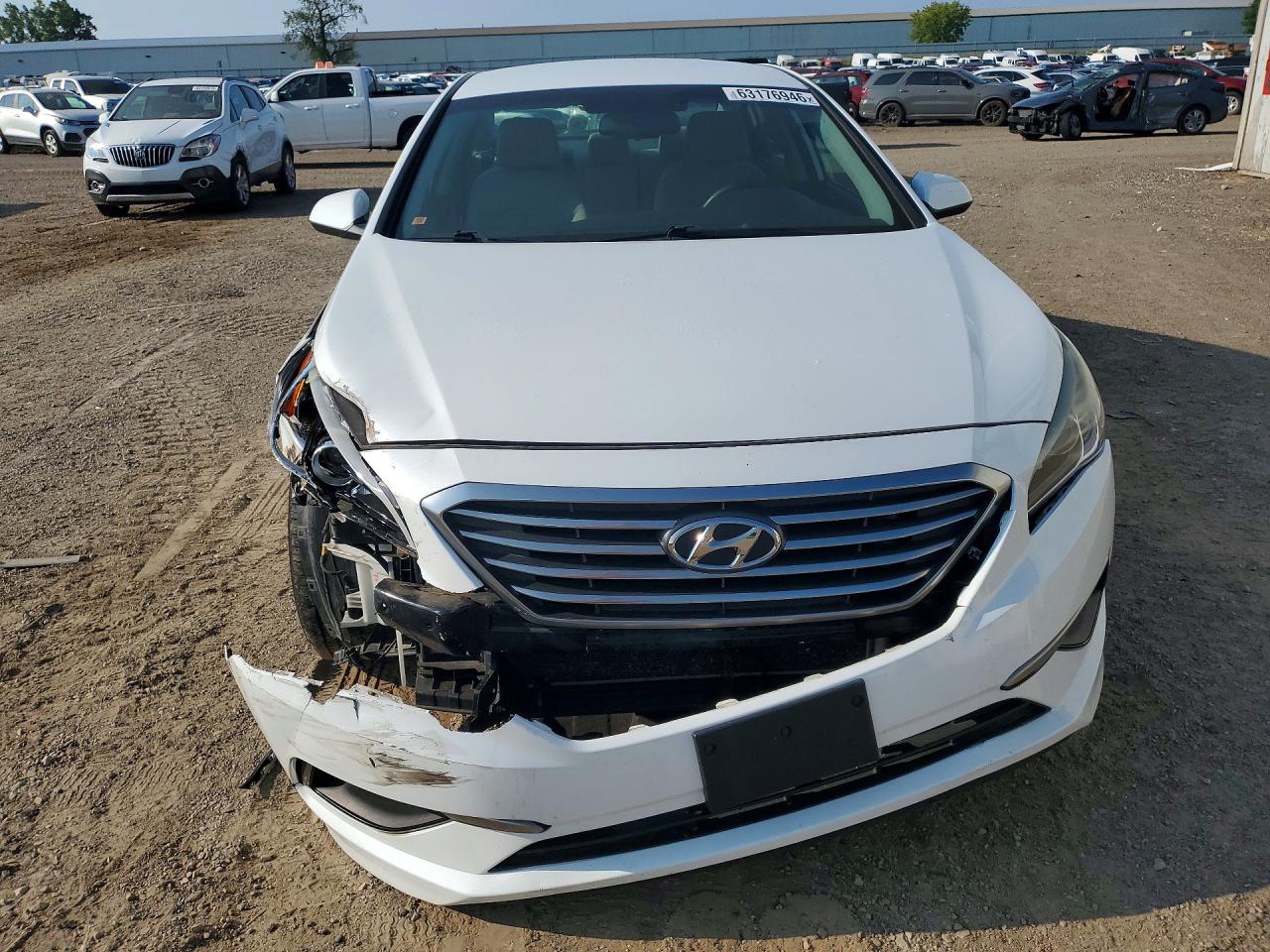 2016 Hyundai Sonata Se White vin: 5NPE24AF8GH284176