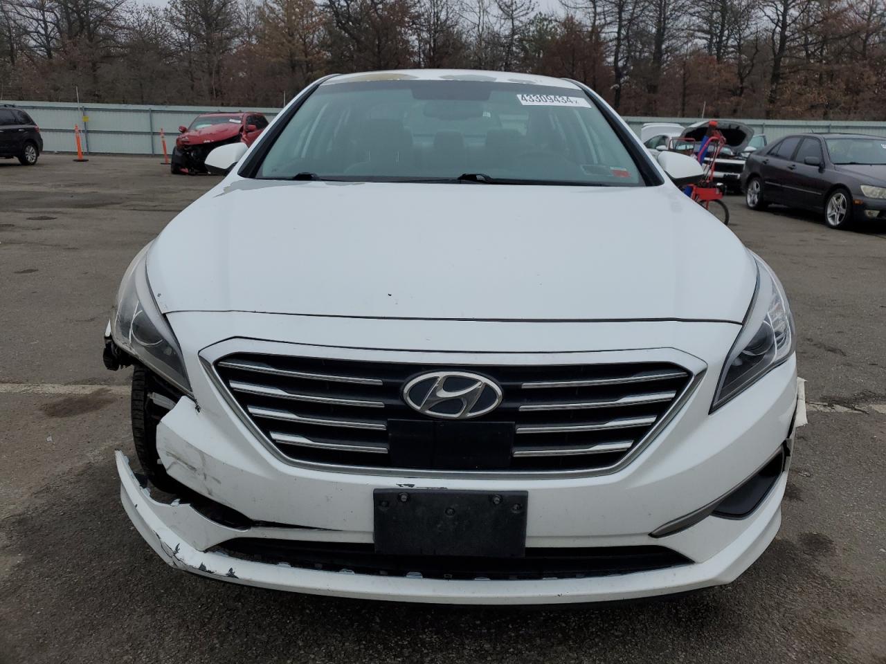 2016 Hyundai Sonata Se White vin: 5NPE24AF8GH346935