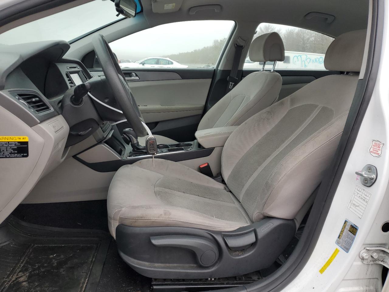 2016 Hyundai Sonata Se White vin: 5NPE24AF8GH346935