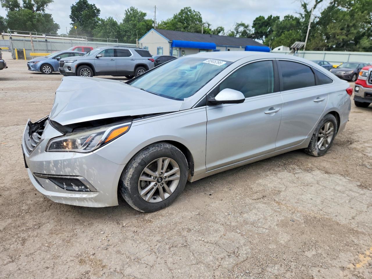 2016 Hyundai Sonata Se Серебряный vin: 5NPE24AF8GH387890