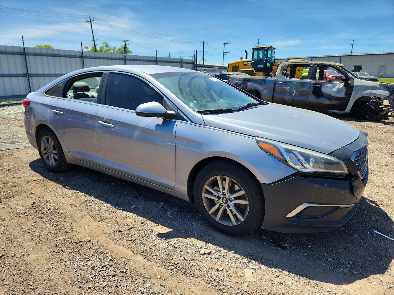 2017 Hyundai Sonata Silver vin: 5NPE24AF8HH548966