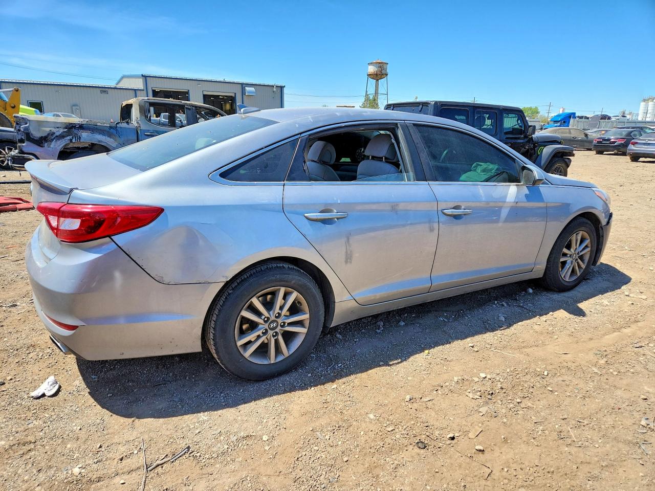 2017 Hyundai Sonata Silver vin: 5NPE24AF8HH548966