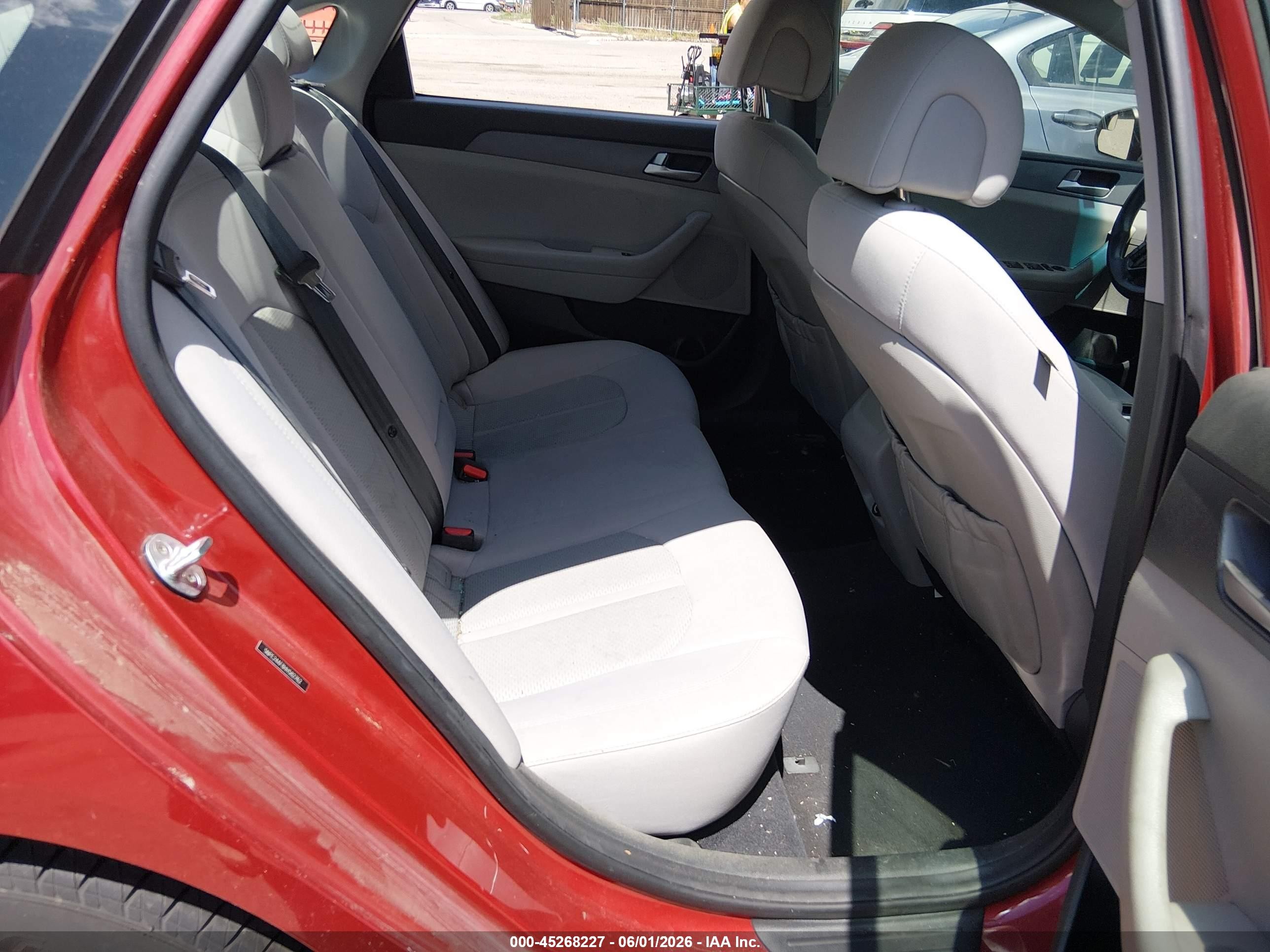 2017 Hyundai Sonata   Красный vin: 5NPE24AF8HH582762