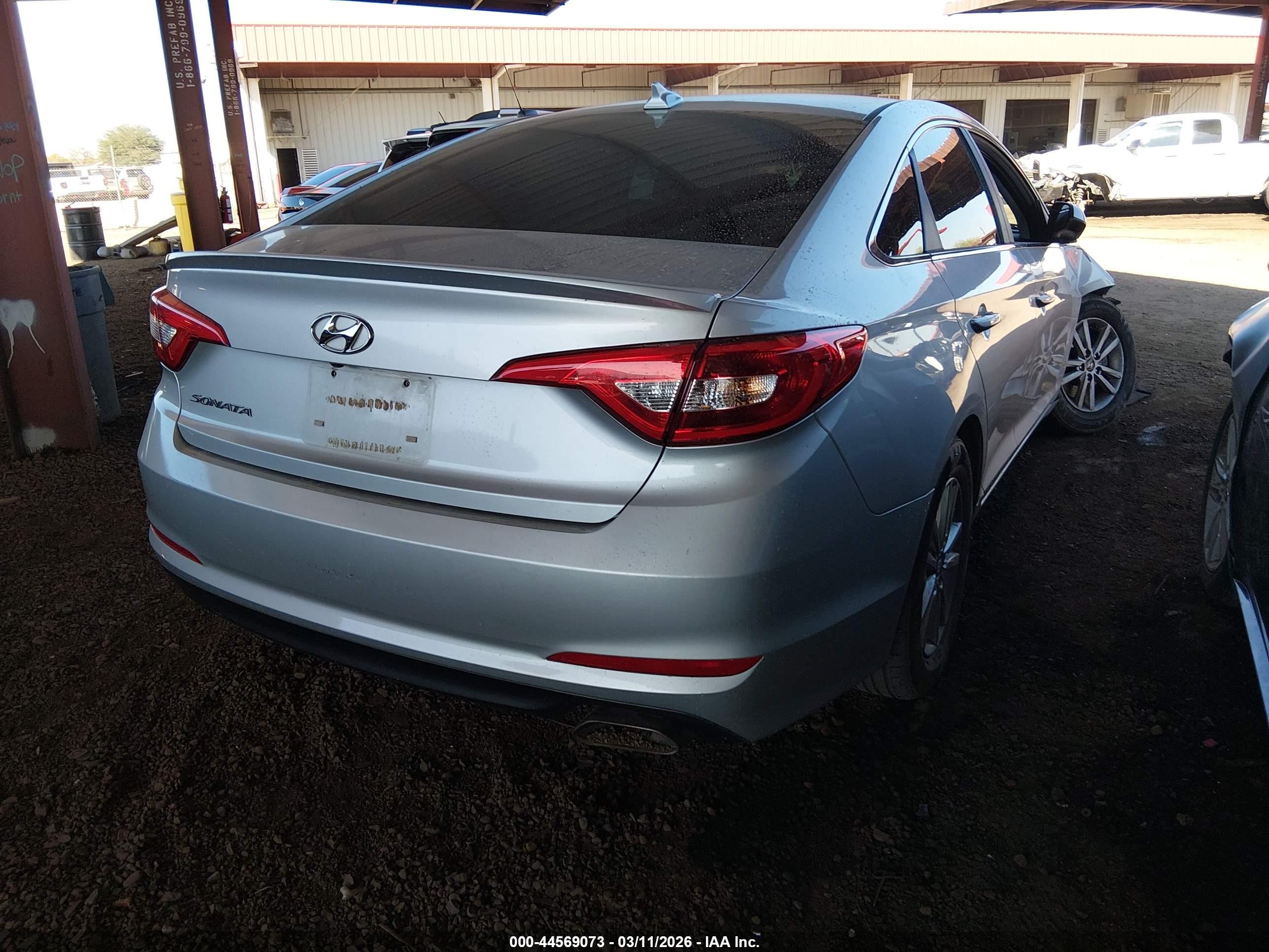 2017 Hyundai Sonata Se Silver vin: 5NPE24AF8HH590781